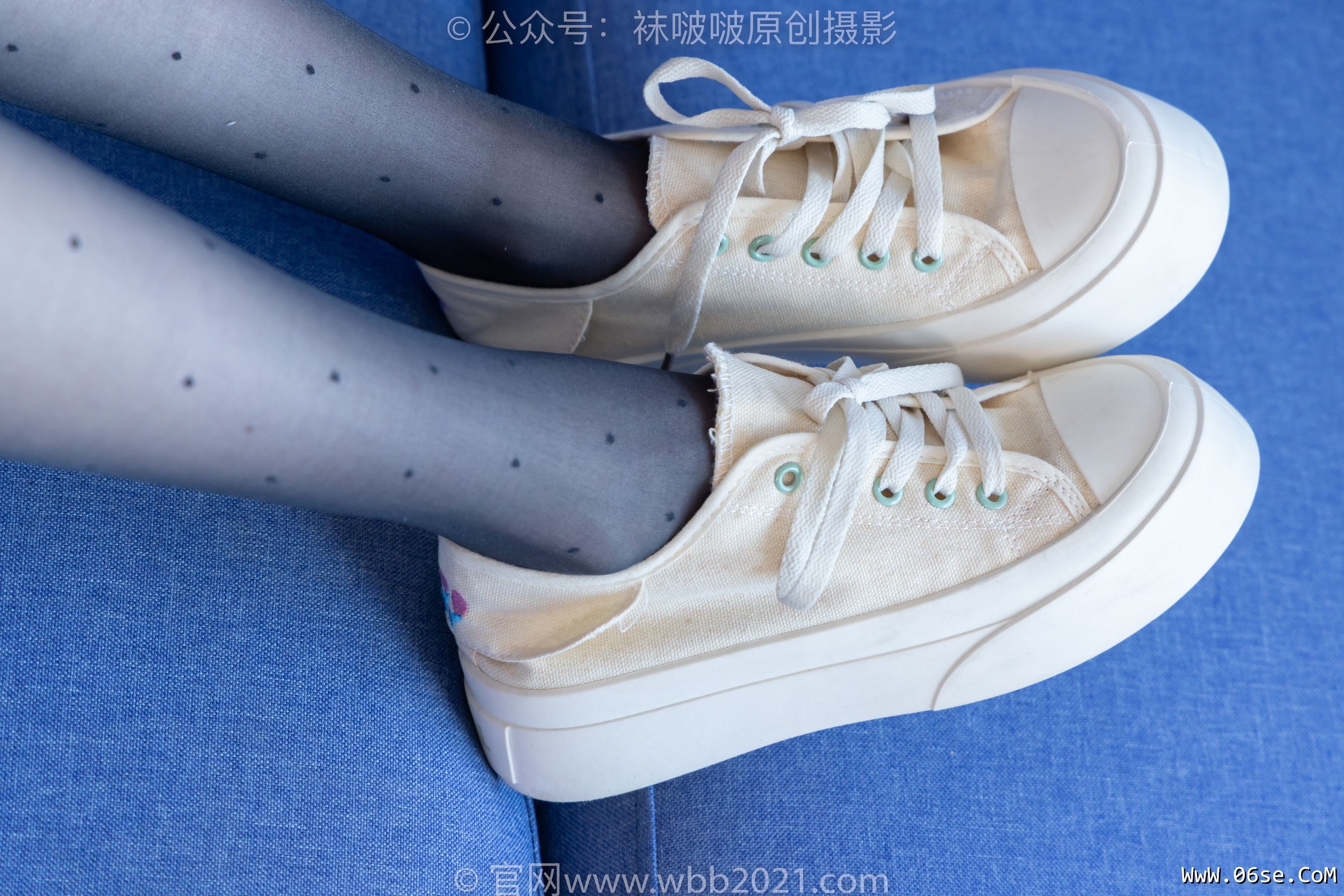 图片[28]-BoBoSocks袜啵啵 No.403 稚予 -高跟鞋、板鞋、波点黑丝、波点白丝[145P]-六色网