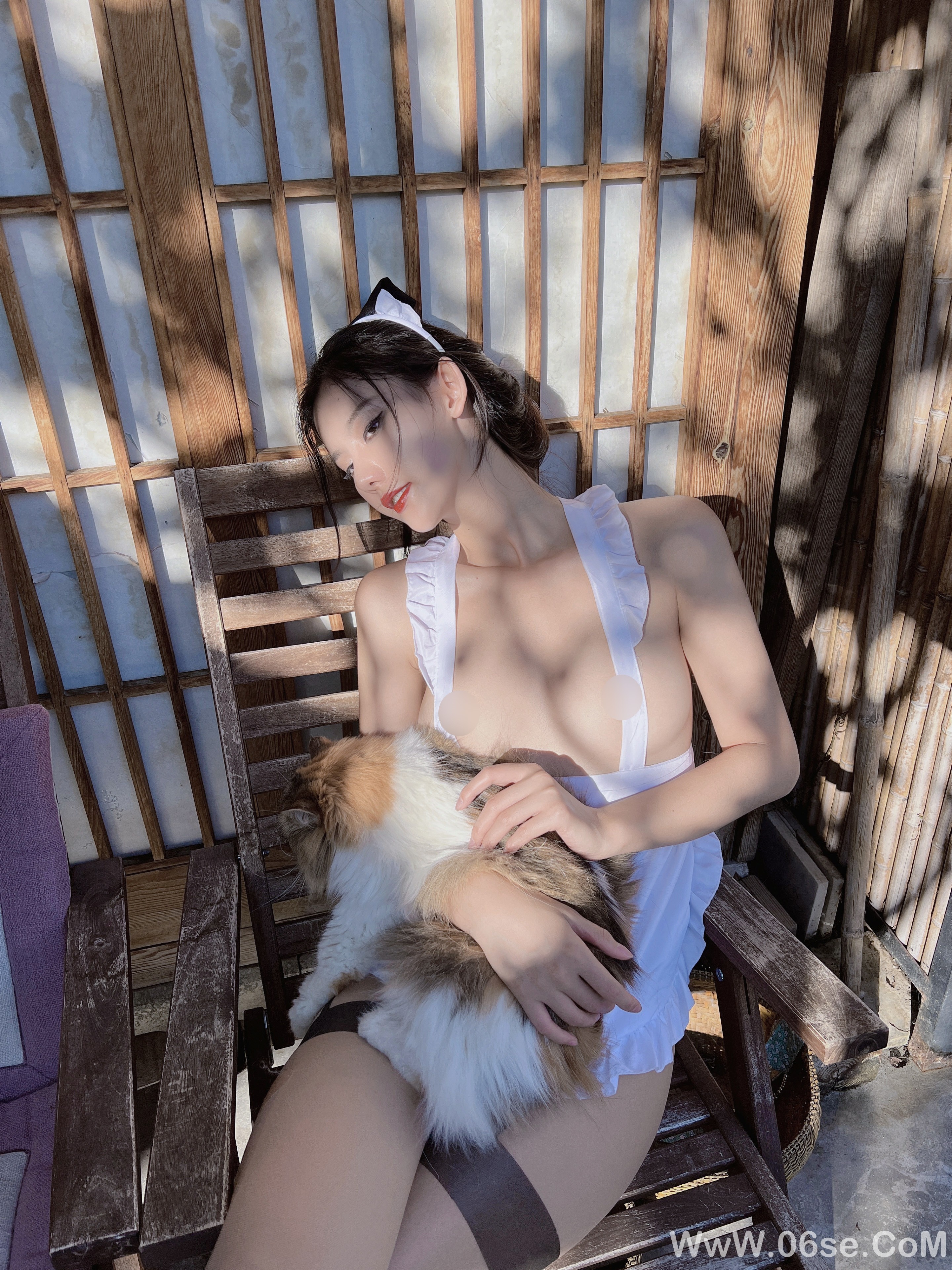 就是阿朱啊 – NO.040 女仆与猫[41P]-六色网