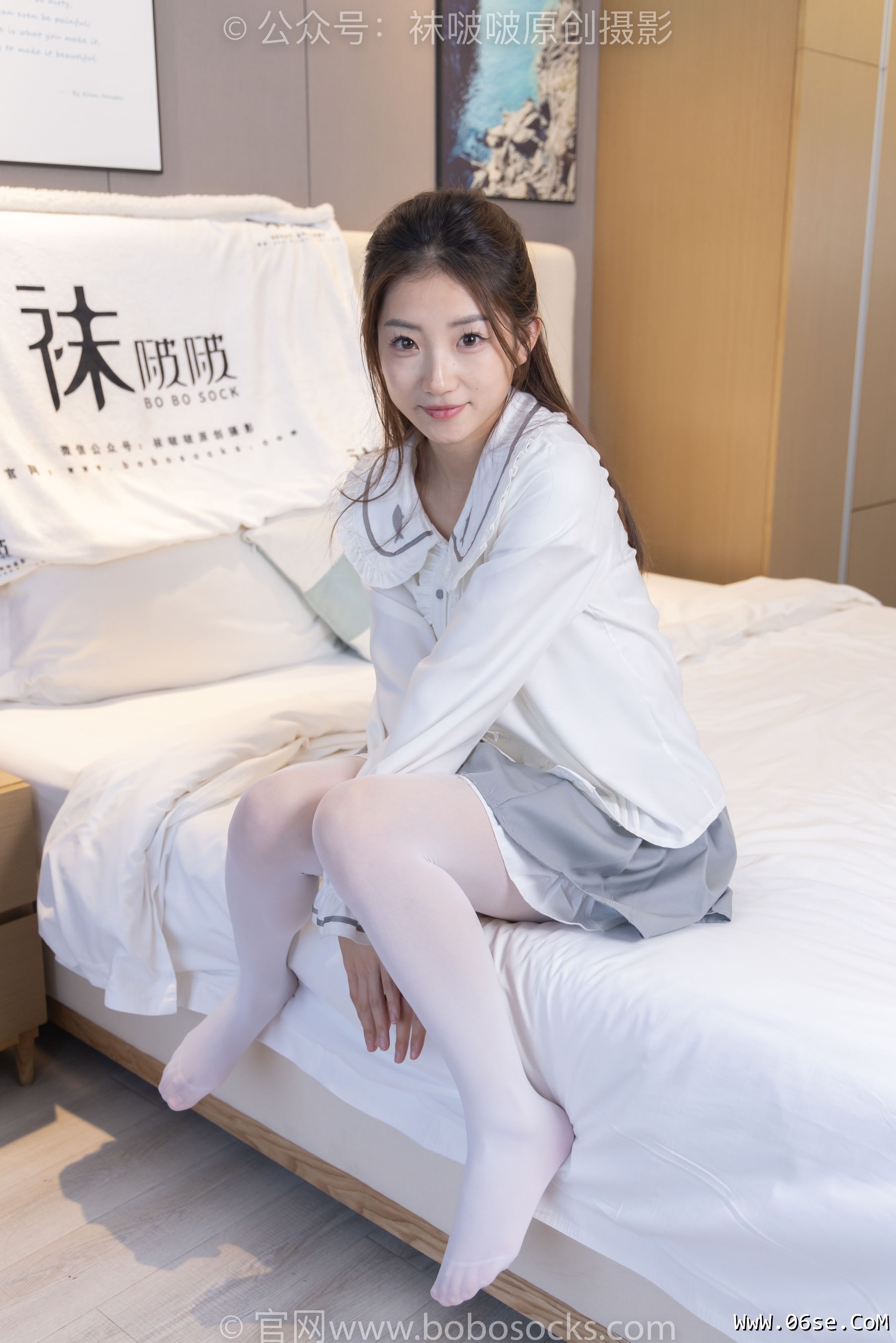 图片[114]-BoBoSocks袜啵啵 No.211 小沫 -高跟鞋、厚白丝[142P]-六色网
