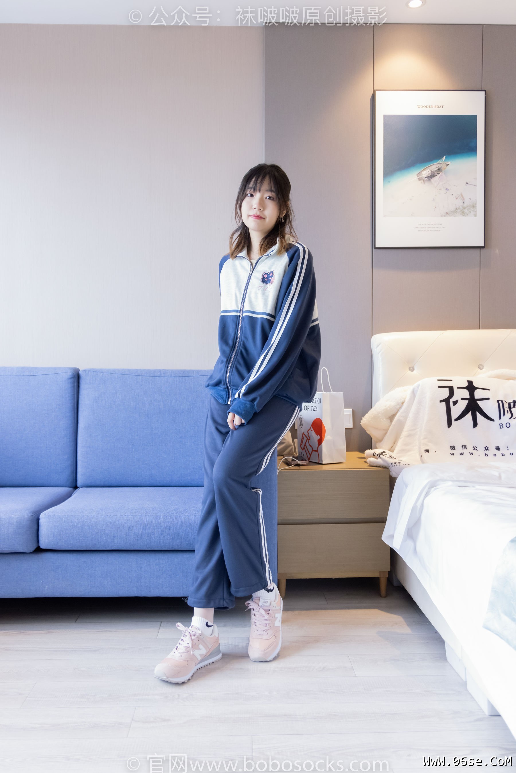 BoBoSocks袜啵啵 No.226 小甜豆-运动鞋、白棉袜、白丝[140P]-六色网