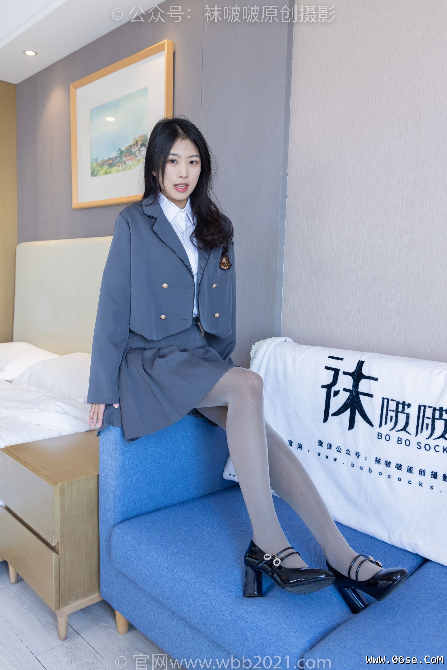 图片[79]-BoBoSocks袜啵啵 No.312 奶油 -高跟鞋、黑丝打底、肉丝[160P]-六色网