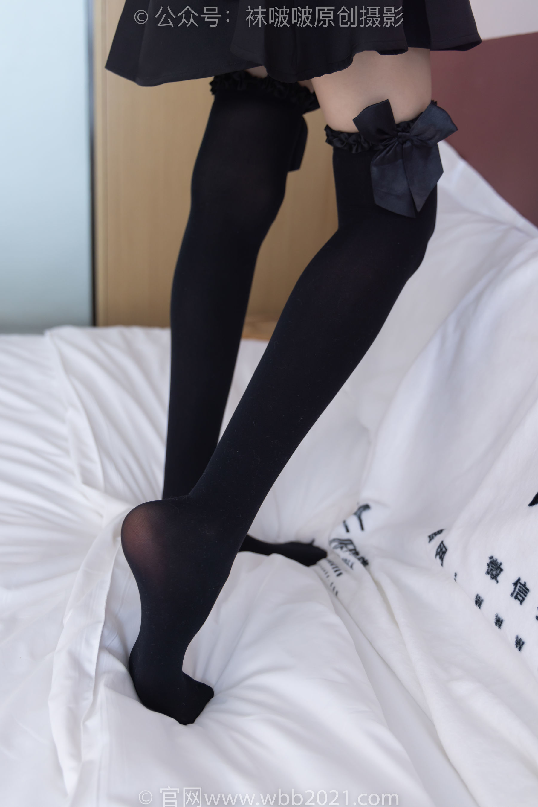 图片[152]-BoBoSocks袜啵啵 No.247 稚予 -皮鞋、黑丝大腿袜、地雷系女友[159P]-六色网