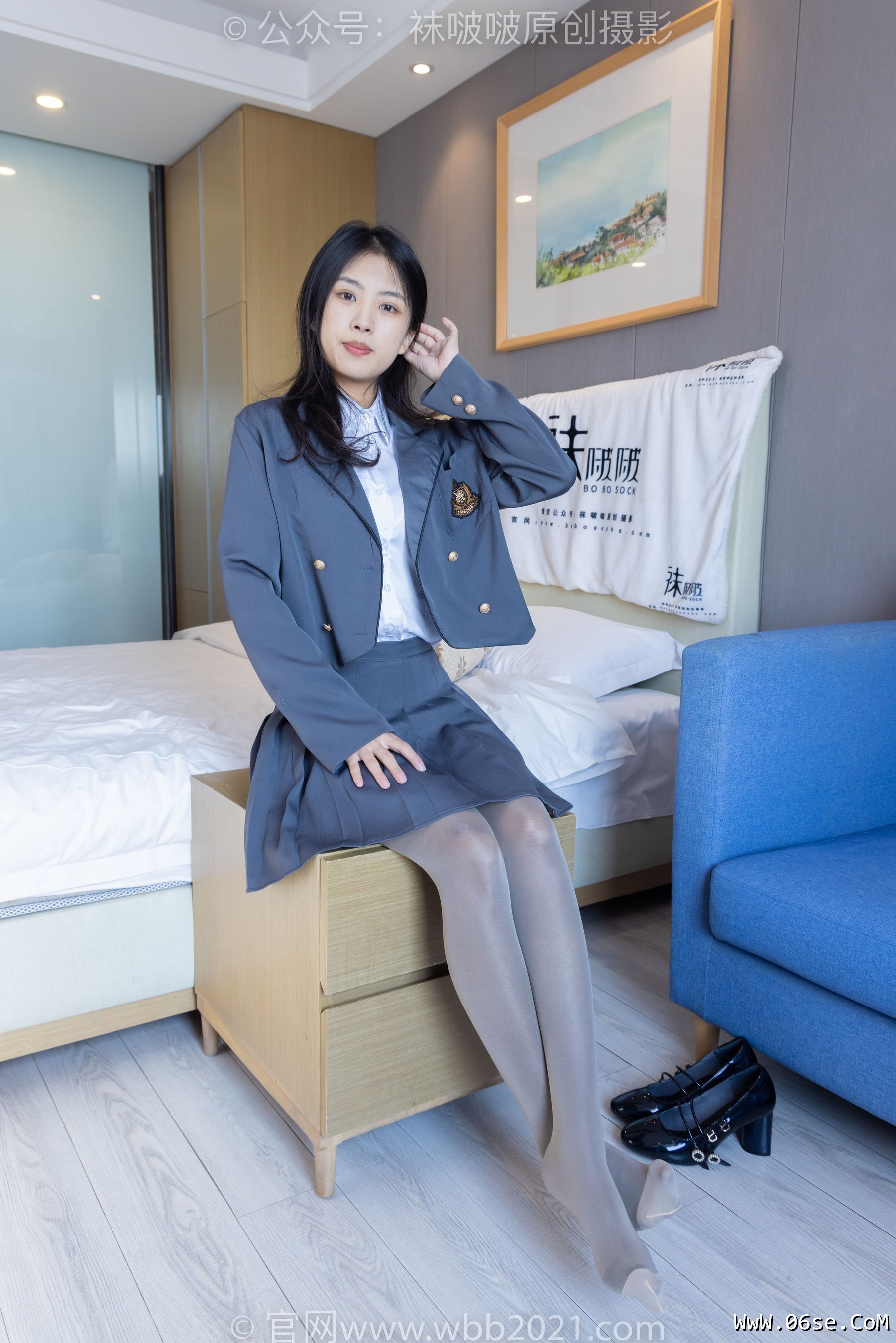 图片[56]-BoBoSocks袜啵啵 No.312 奶油 -高跟鞋、黑丝打底、肉丝[160P]-六色网