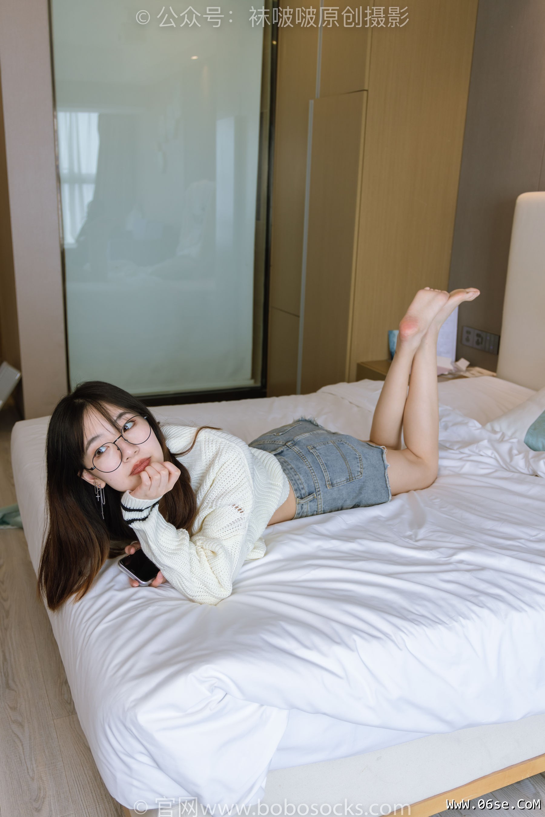 图片[84]-BoBoSocks袜啵啵 No.222 小甜豆-长靴、白棉袜、裸足[180P]-六色网