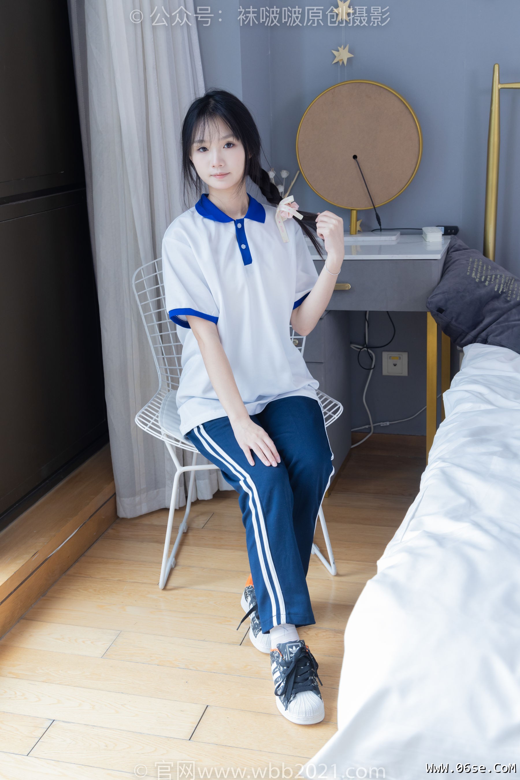 图片[20]-BoBoSocks袜啵啵 No.366 甜甜圈 -三双板鞋、白棉袜、短白丝[150P]-六色网