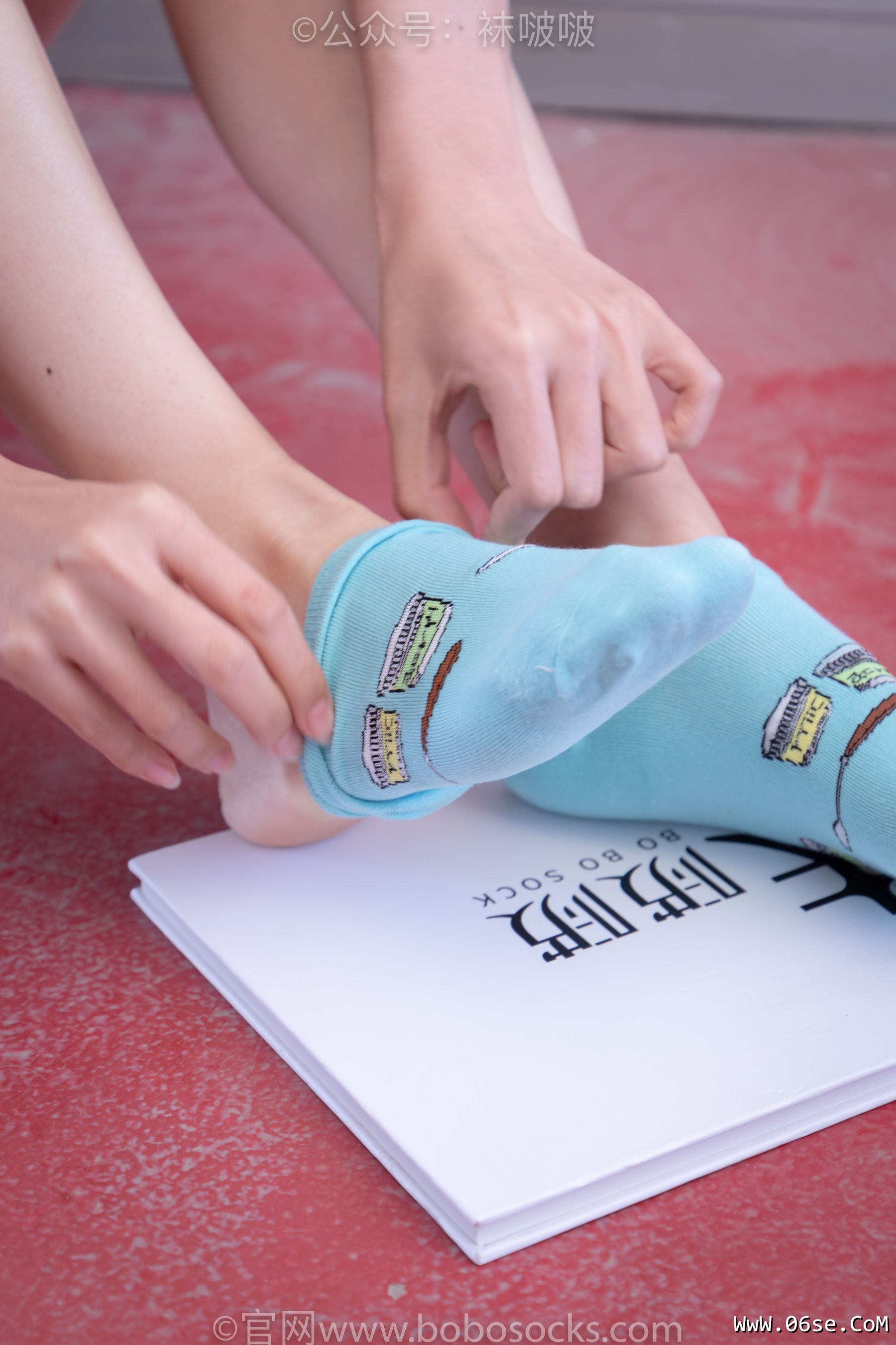 图片[90]-BoBoSocks袜啵啵 积分限定作品006 泡芙-板鞋、天蓝色短棉袜、裸足[138P]-六色网