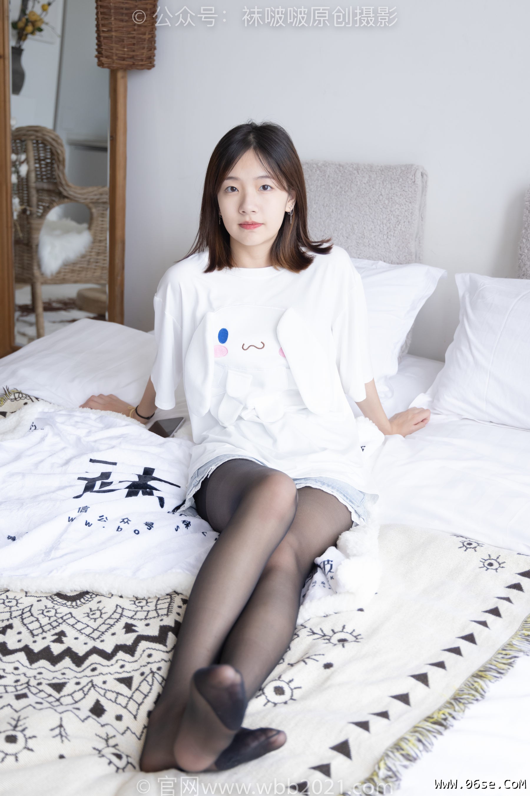 图片[131]-BoBoSocks袜啵啵 No.233 小甜豆-板鞋、黑丝[142P]-六色网