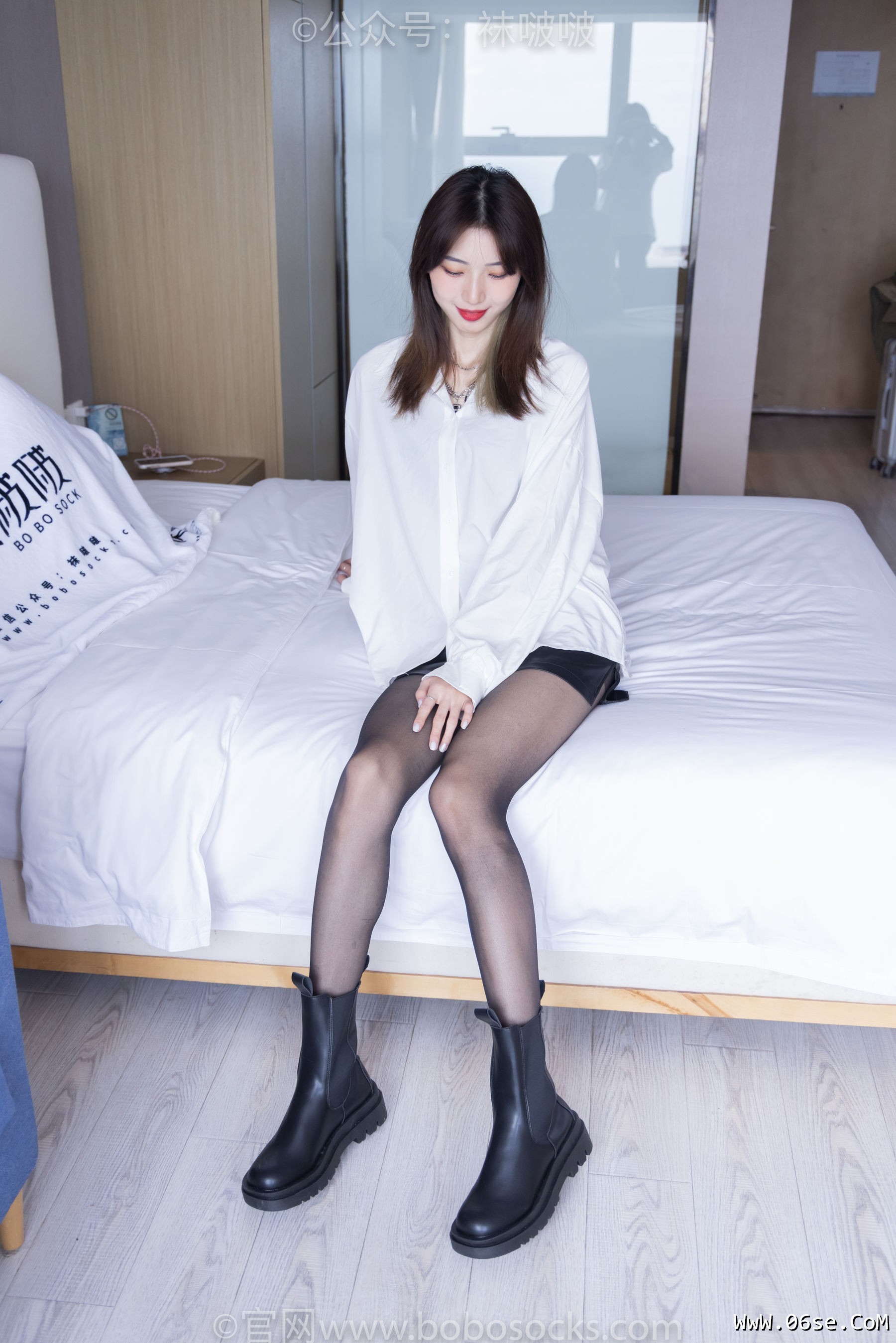 图片[42]-BoBoSocks袜啵啵 No.046 枫枫-短靴、黑丝[135P]-六色网