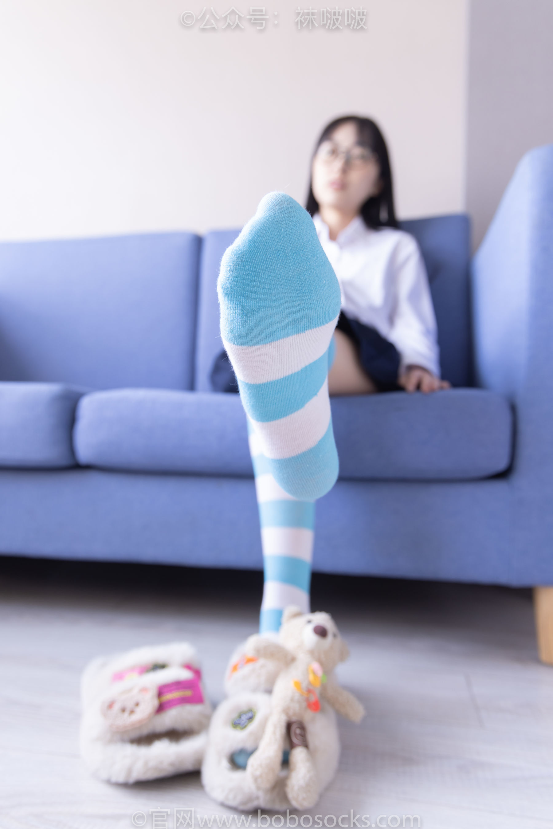 图片[111]-BoBoSocks袜啵啵 No.070 稚予-皮鞋、拖鞋、过膝袜、白棉袜[148P]-六色网