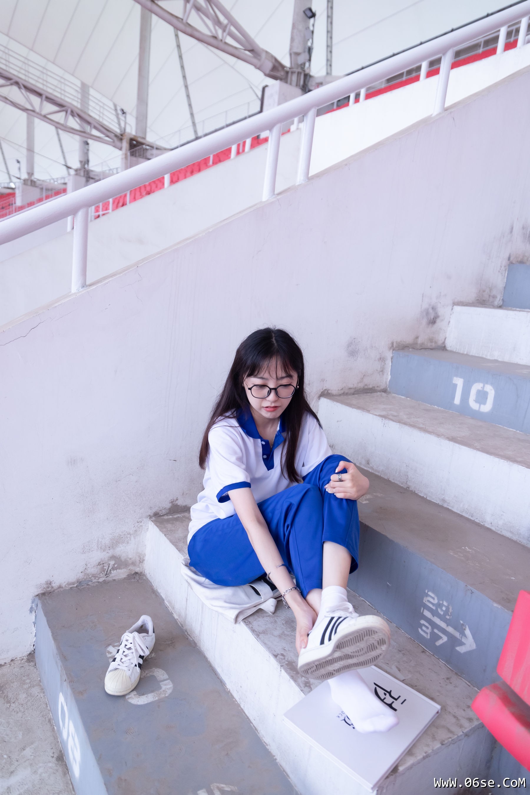 图片[59]-BoBoSocks袜啵啵 No.002 稚予-校服、贝壳头、白棉袜、裸足[139P]-六色网