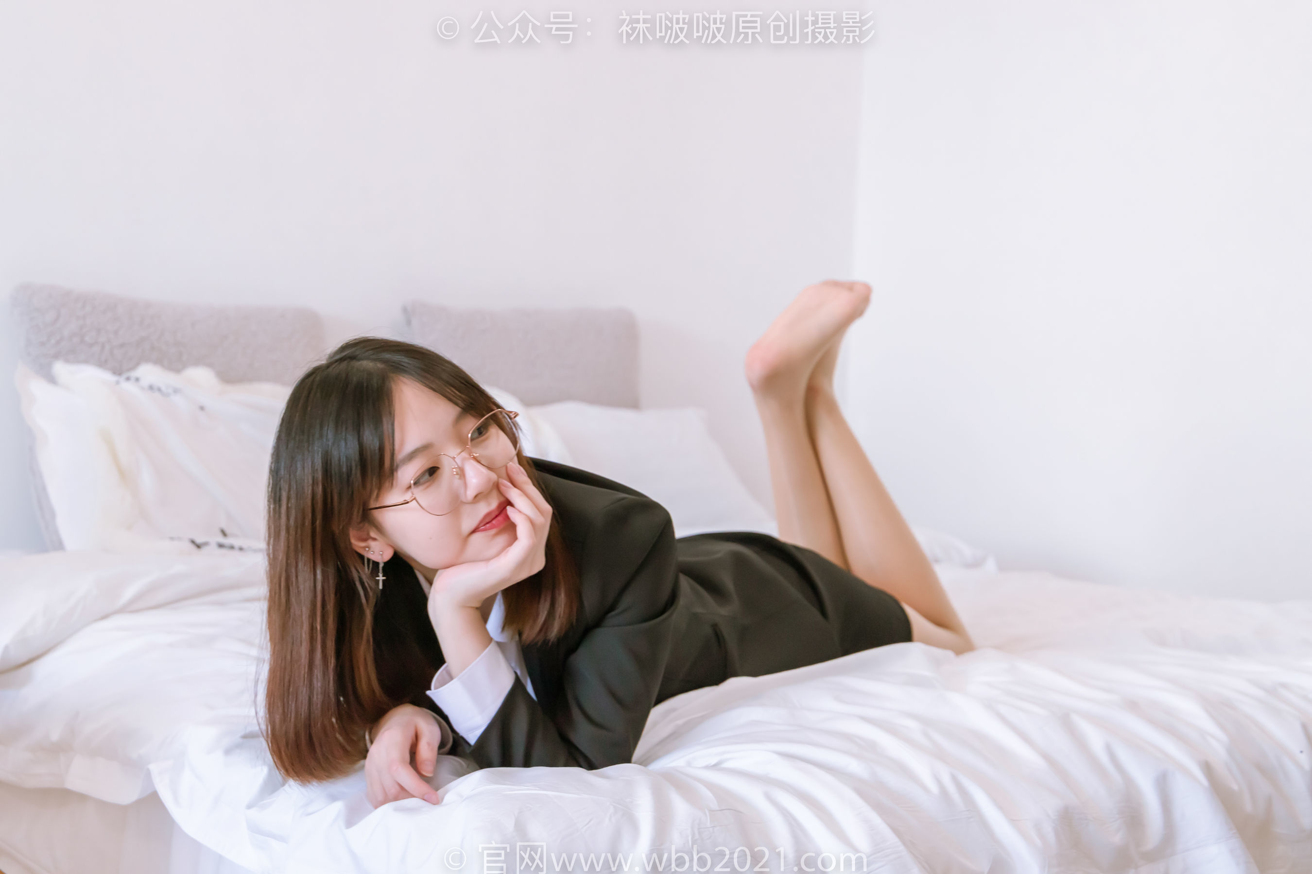 图片[3]-BoBoSocks袜啵啵 No.267 小甜豆 -高跟鞋、油亮肉丝、ol制服[129P]-六色网