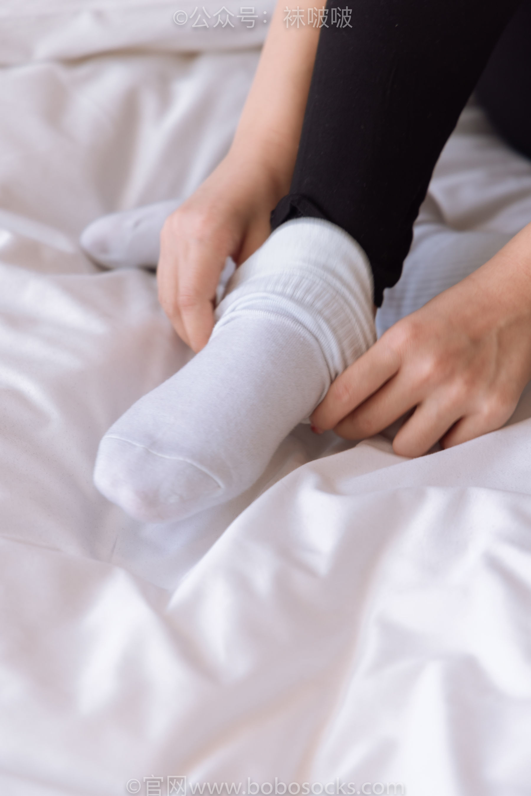 图片[82]-BoBoSocks袜啵啵 No.059 砂糖-AJ板鞋、白棉袜、裸足[142P]-六色网