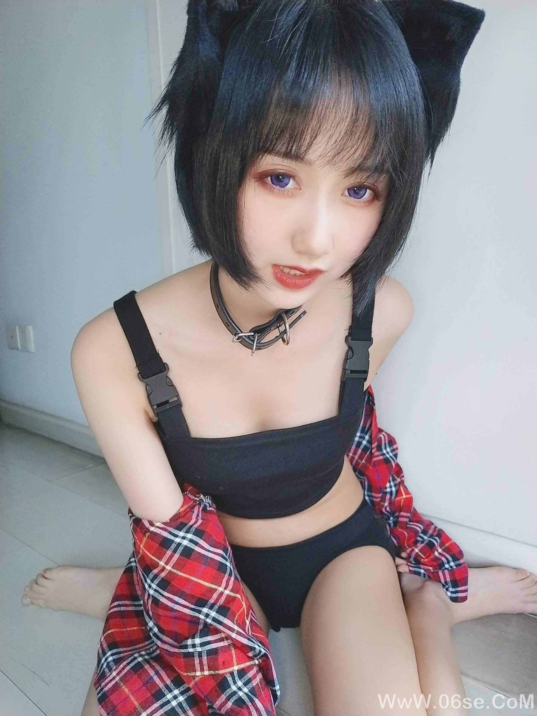 图片[30]-萌系小姐姐木绵绵OwO 不良猫[44P]-六色网