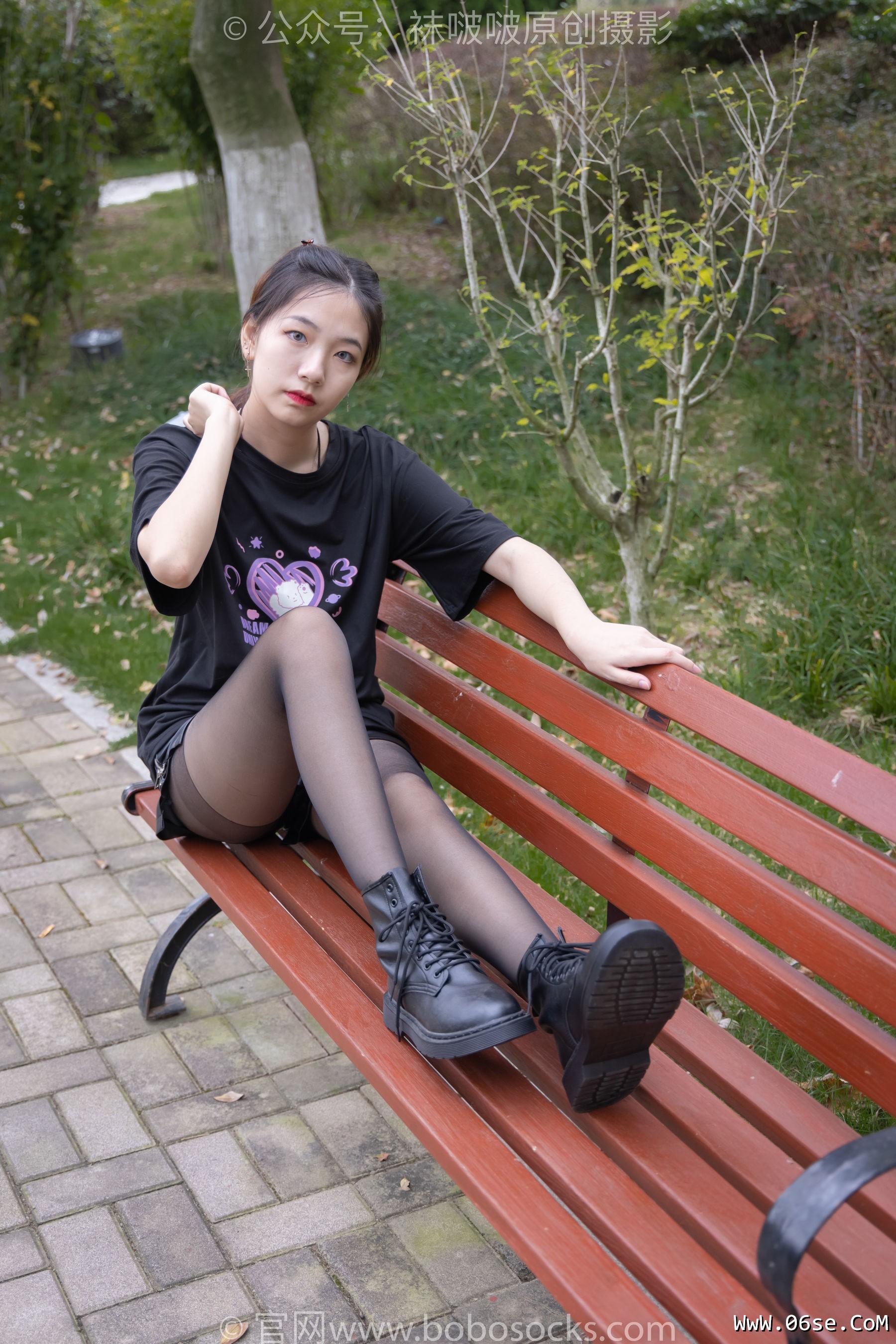 图片[54]-BoBoSocks袜啵啵 No.221 小甜豆-马丁靴、黑丝[133P]-六色网