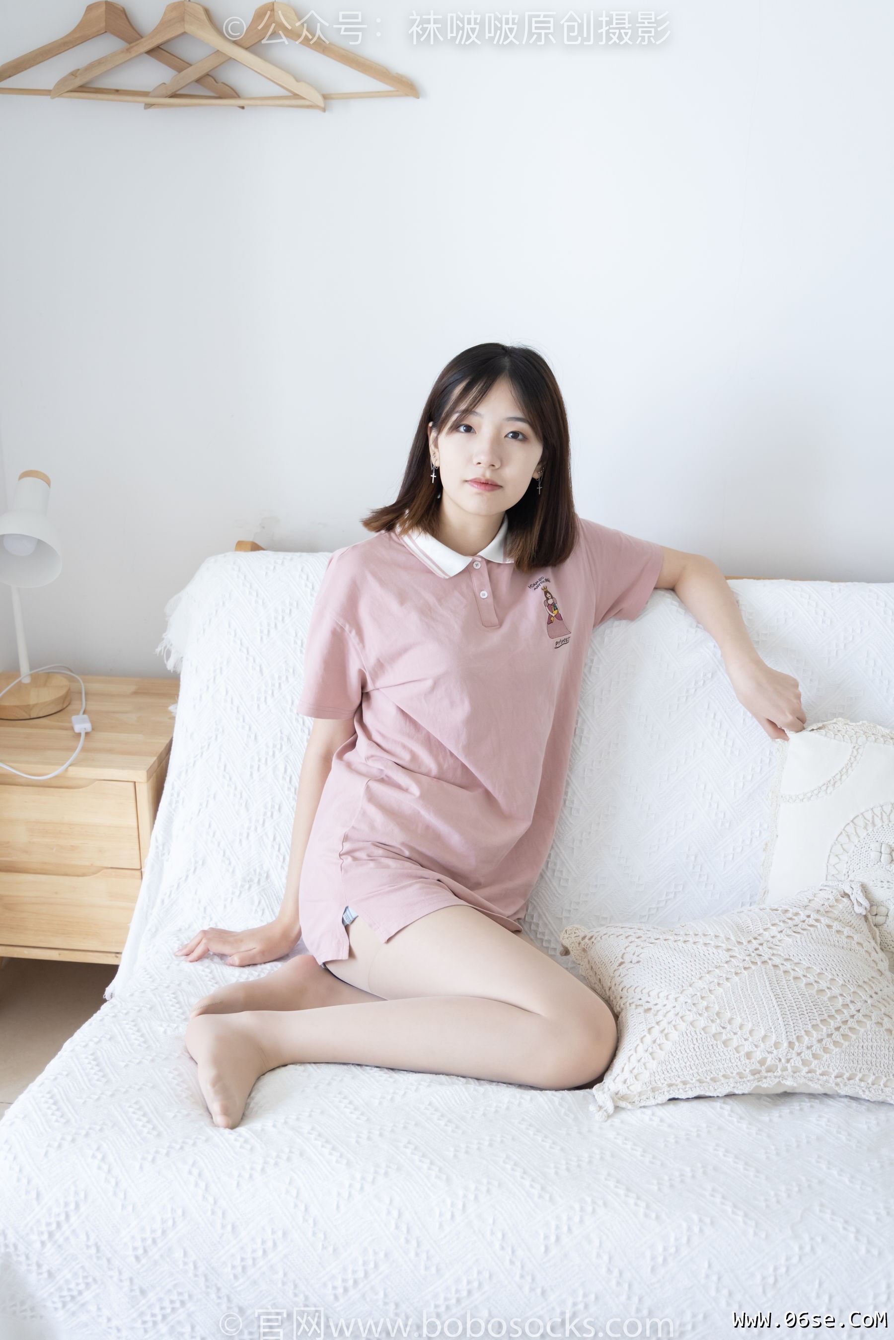图片[12]-BoBoSocks袜啵啵 No.163 小甜豆-空军一号板鞋、白棉袜、肉丝[135P]-六色网