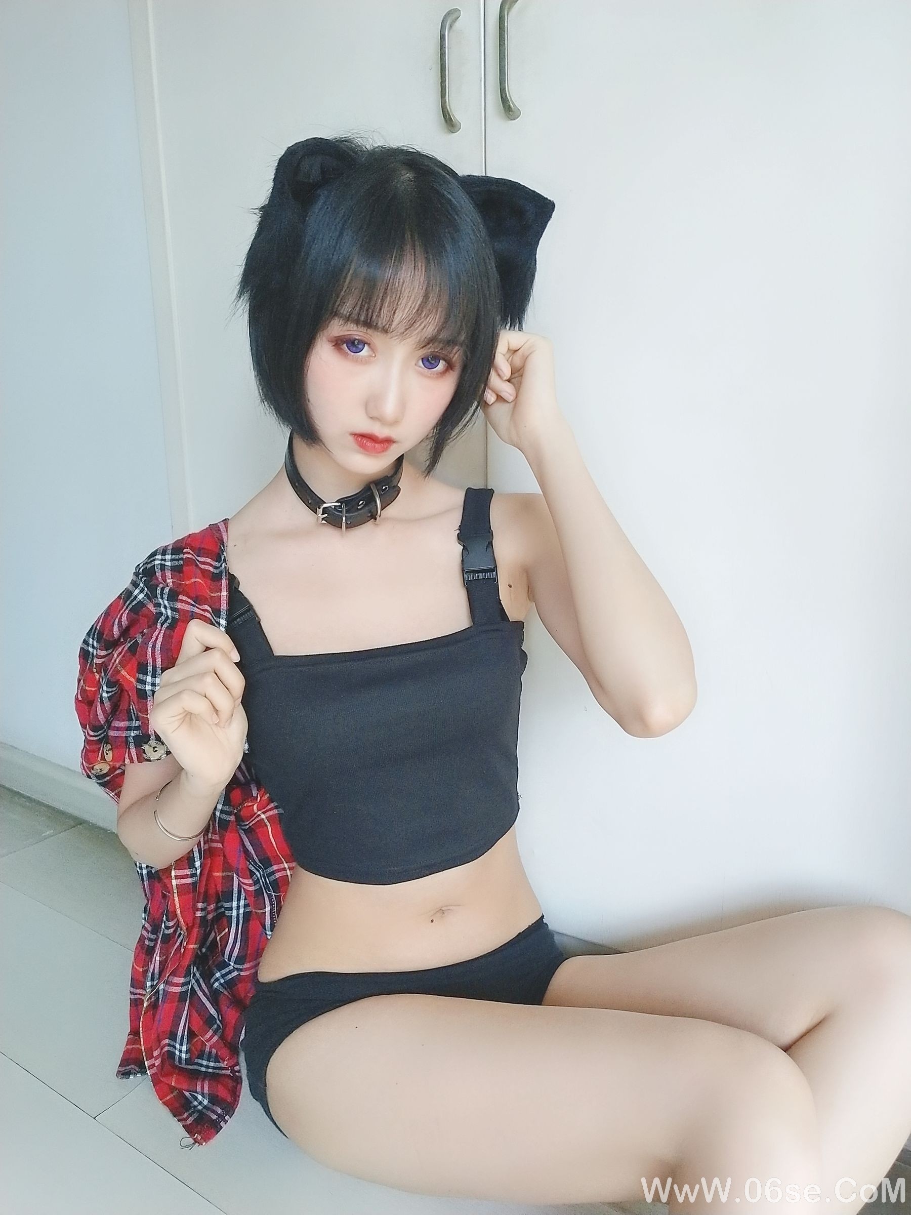 图片[6]-萌系小姐姐木绵绵OwO 不良猫[44P]-六色网