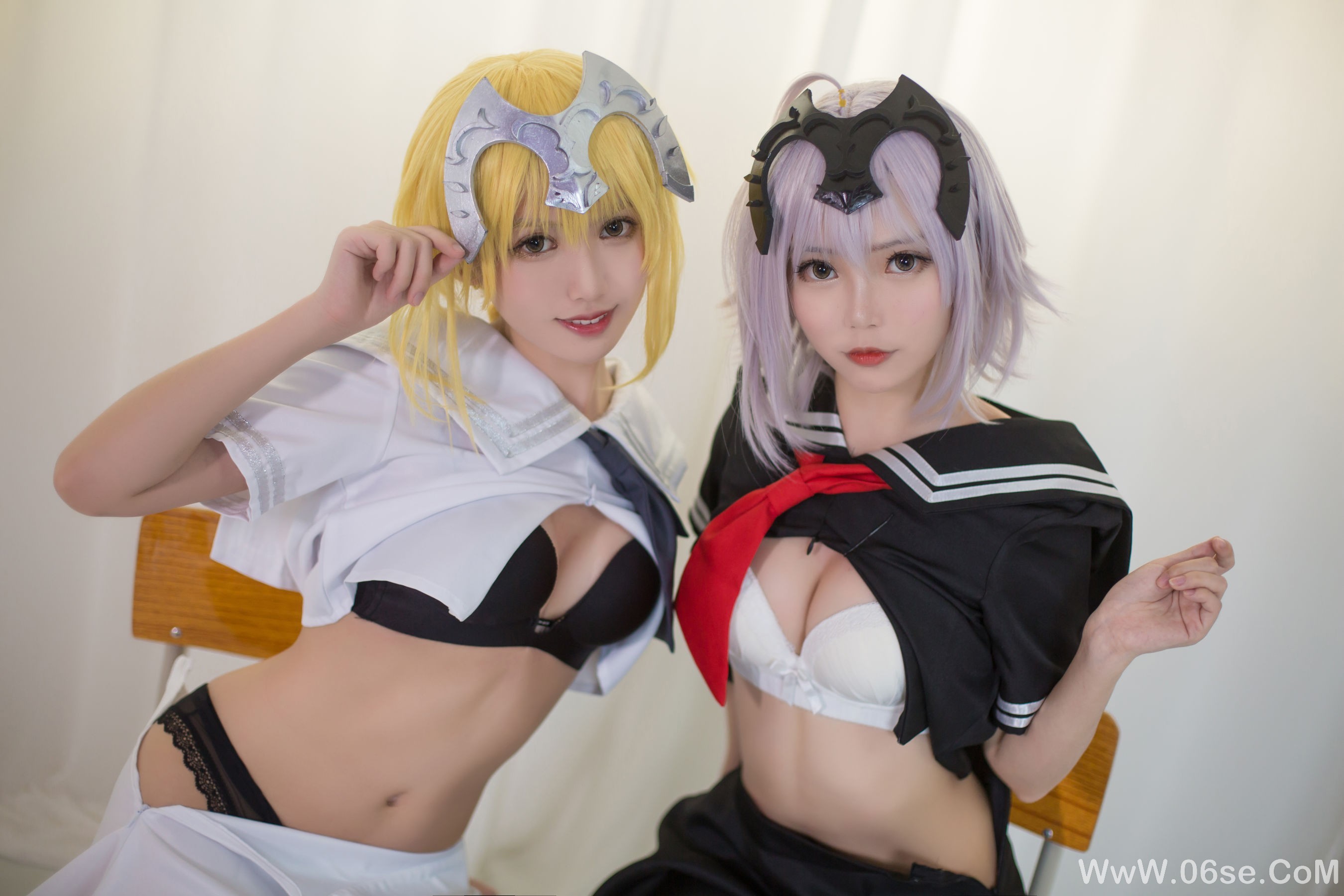 图片[22]-超人气Coser鳗鱼霏儿&大肉丸Amiee 贞德[58P]-六色网