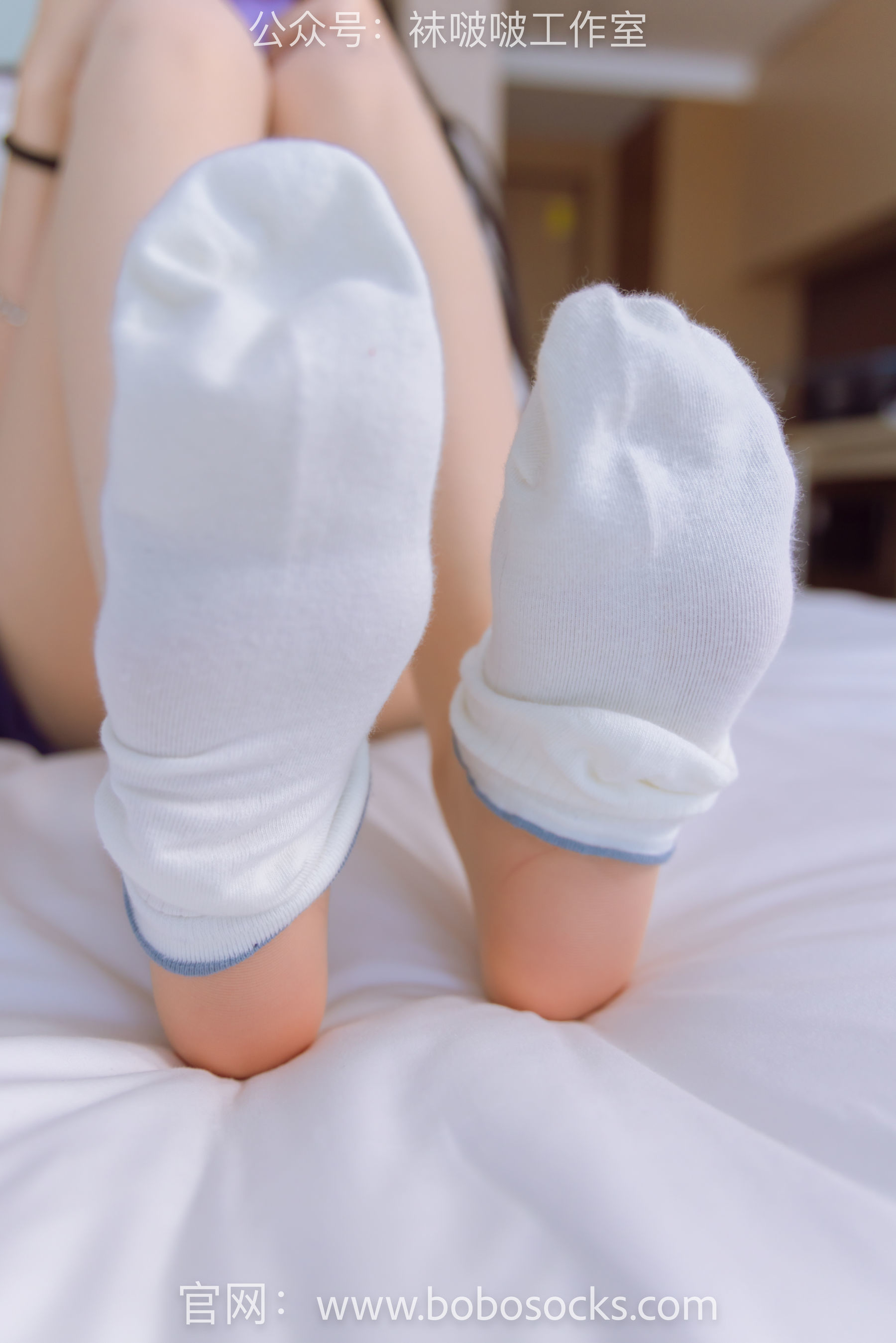 图片[129]-BoBoSocks袜啵啵 No.118 稚予-运动鞋、白棉袜、肉丝、踩小熊玩偶[140P]-六色网