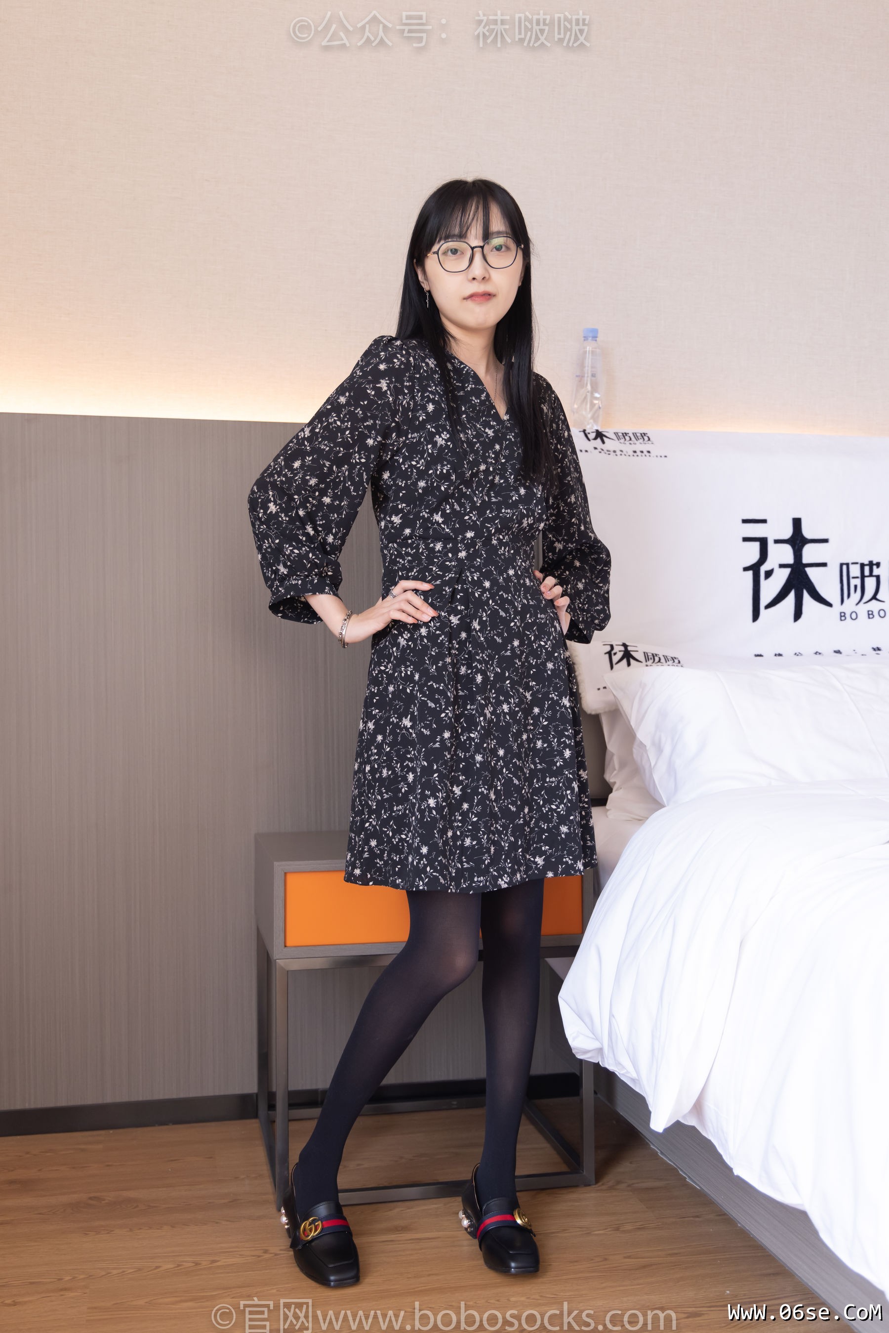 图片[2]-BoBoSocks袜啵啵 No.064 稚予-平底鞋、厚黑丝[137P]-六色网