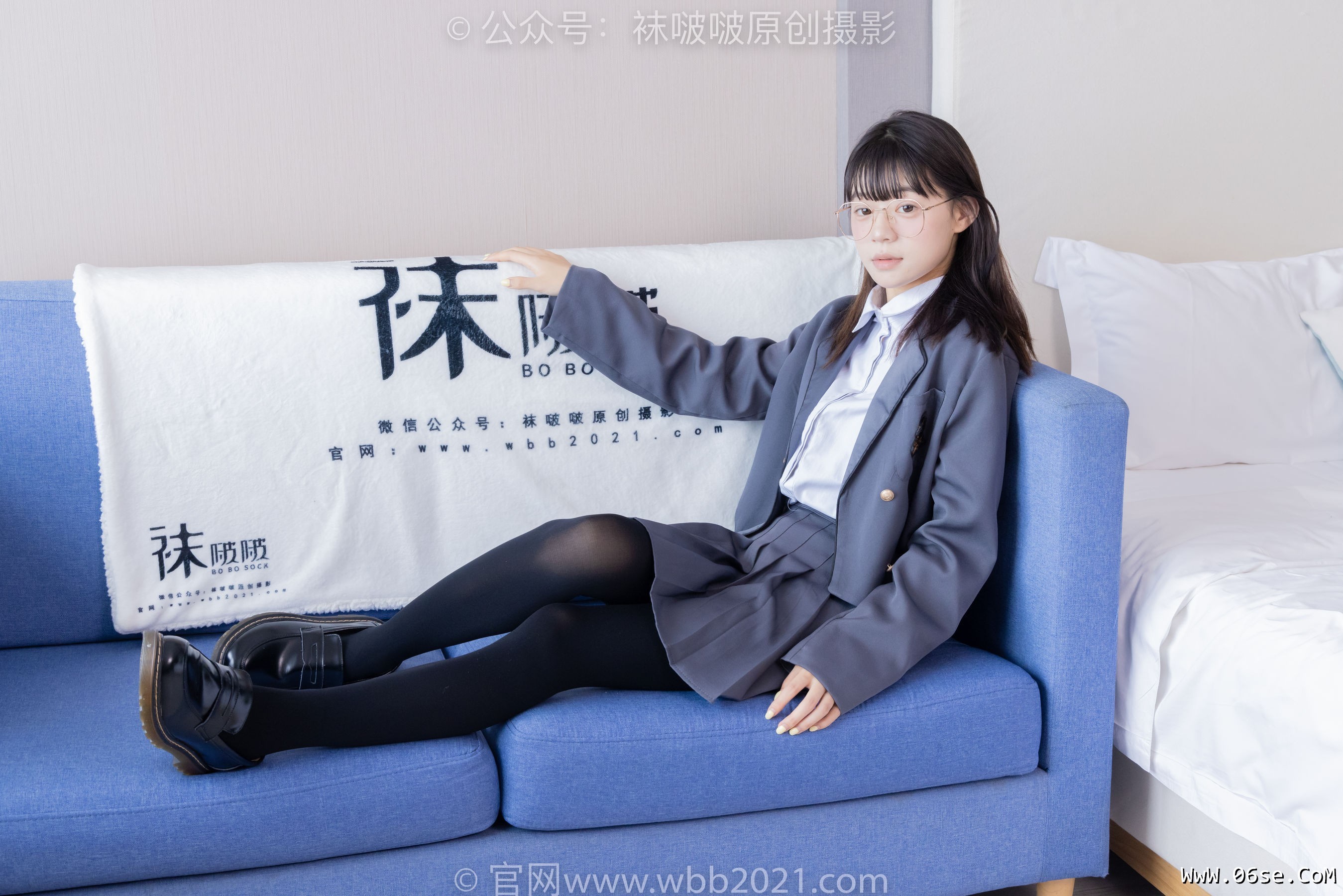 图片[79]-BoBoSocks袜啵啵 No.402 糯米 -皮鞋、厚黑丝、学院jk[140P]-六色网