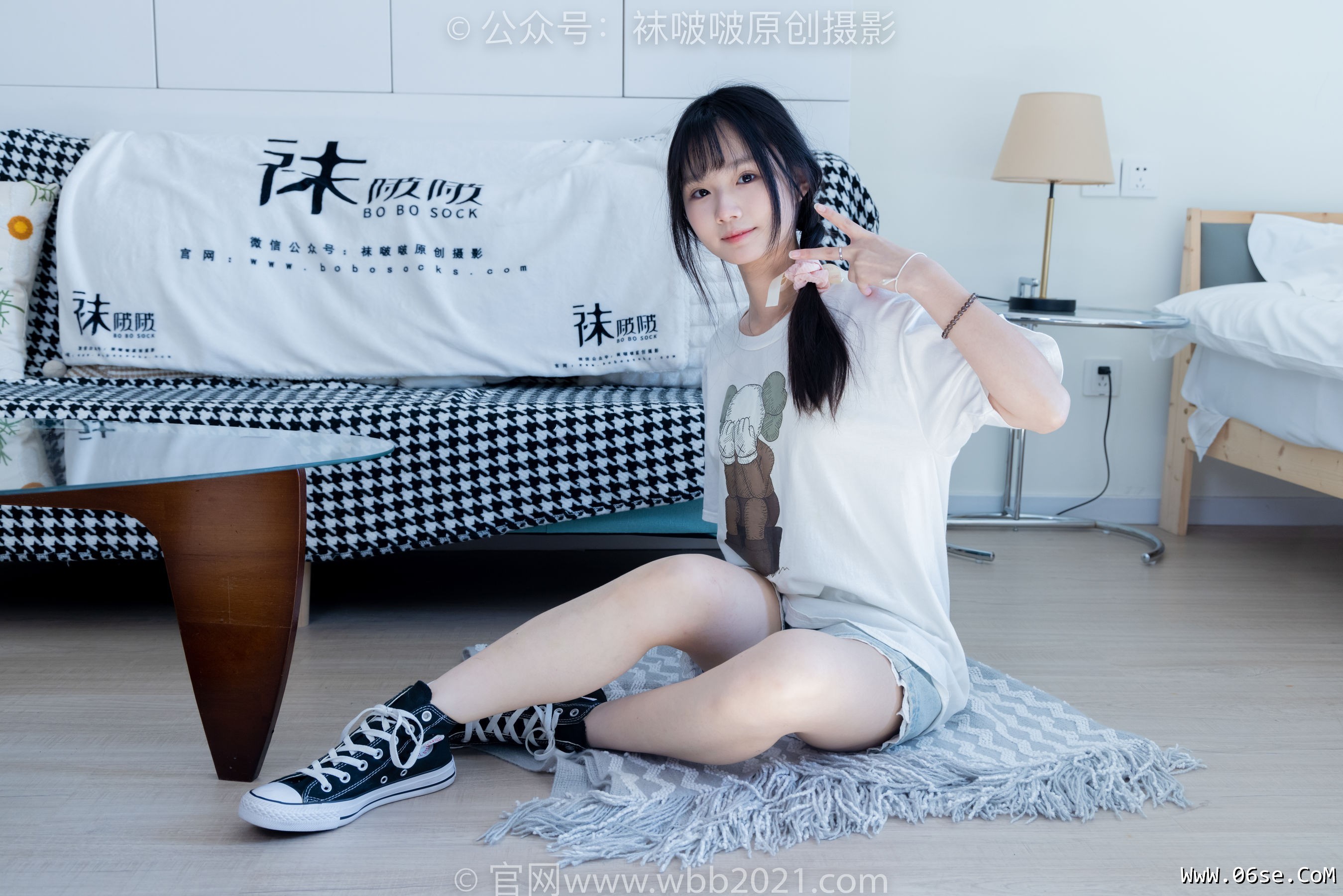 图片[76]-BoBoSocks袜啵啵 No.331 甜甜圈 -板鞋、白棉袜、裸足[144P]-六色网