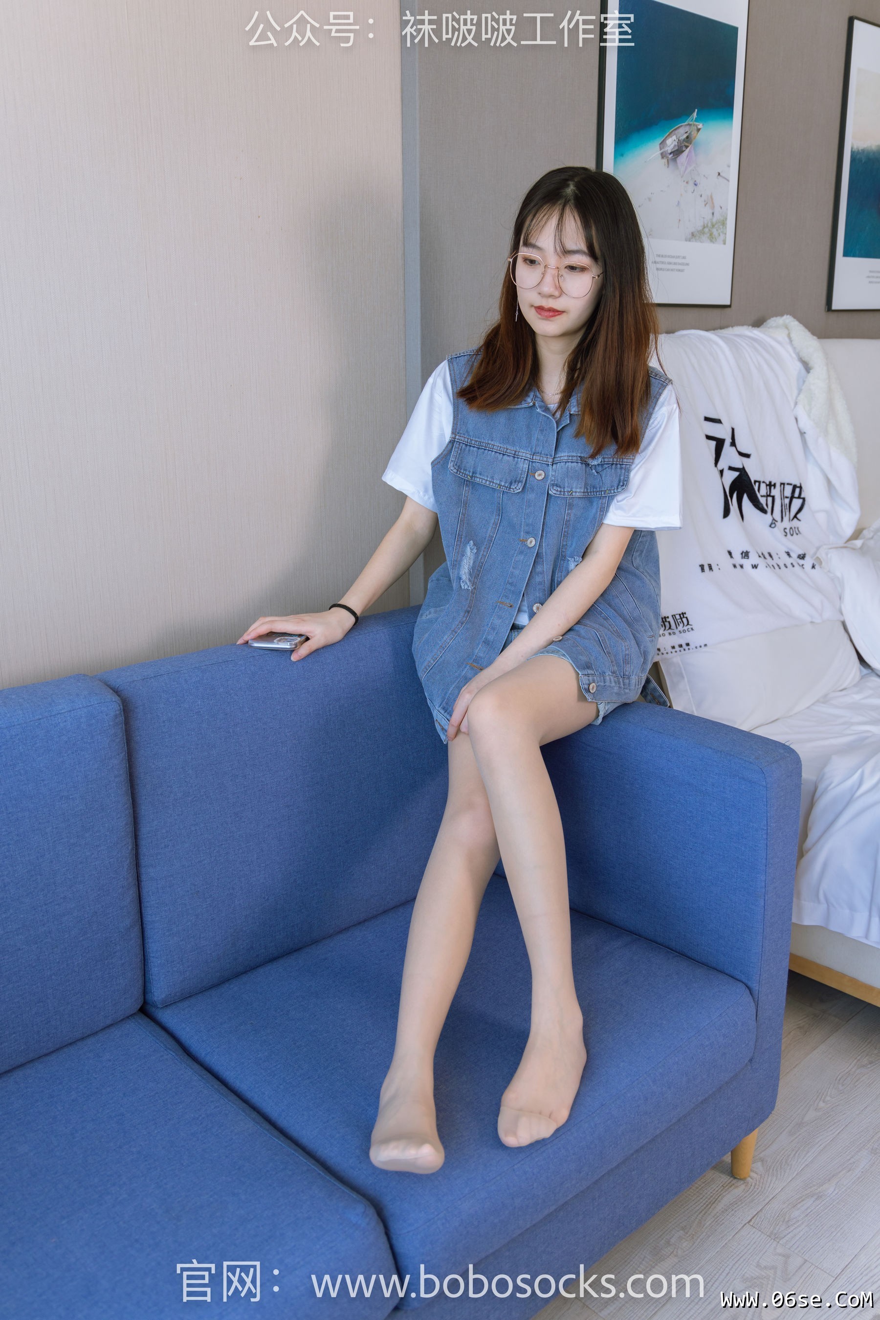 图片[38]-BoBoSocks袜啵啵 No.123 小甜豆-板鞋、白棉袜、肉丝[140P]-六色网