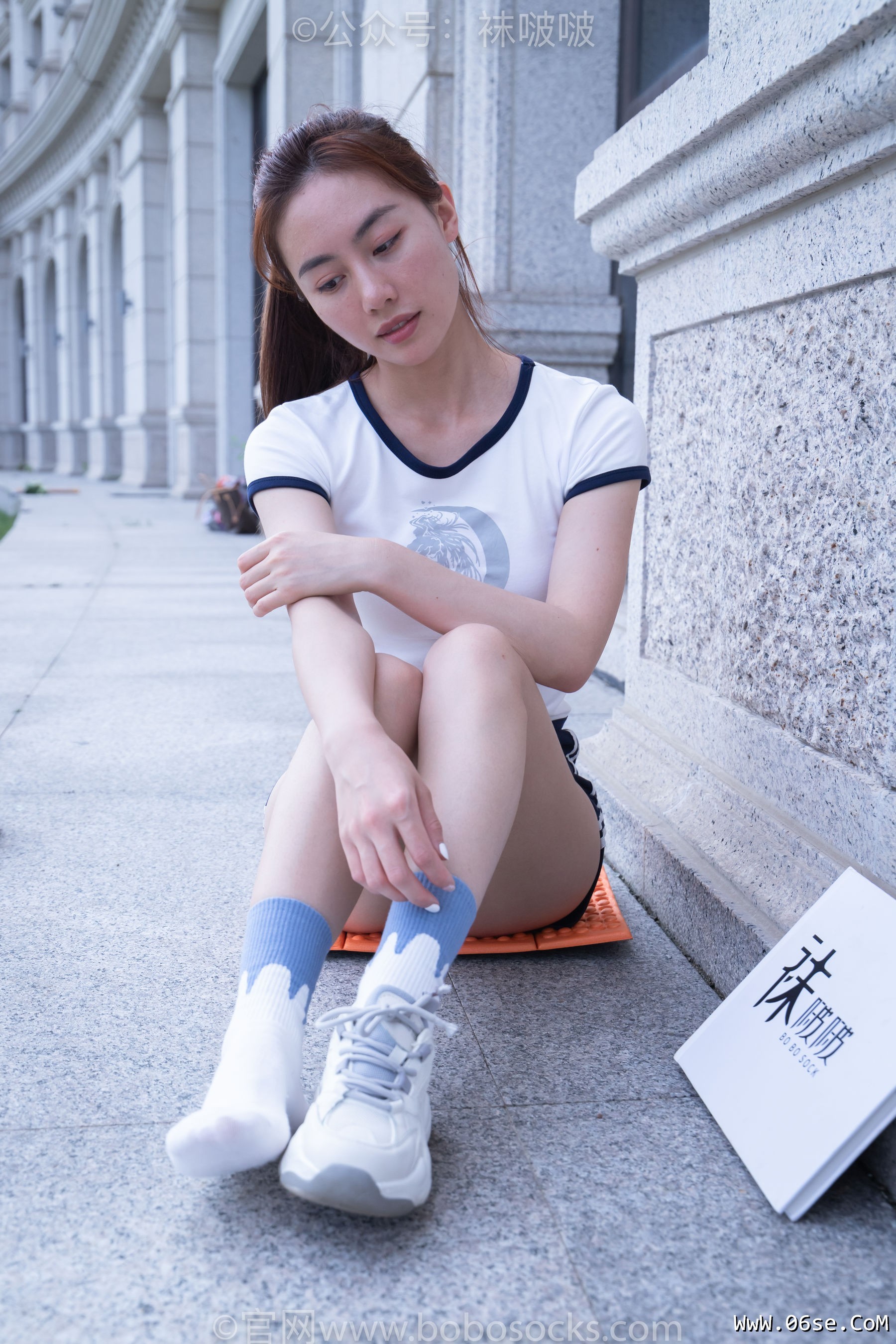 图片[39]-BoBoSocks袜啵啵 No.028 小米-运动鞋、白棉袜、裸足[133P]-六色网