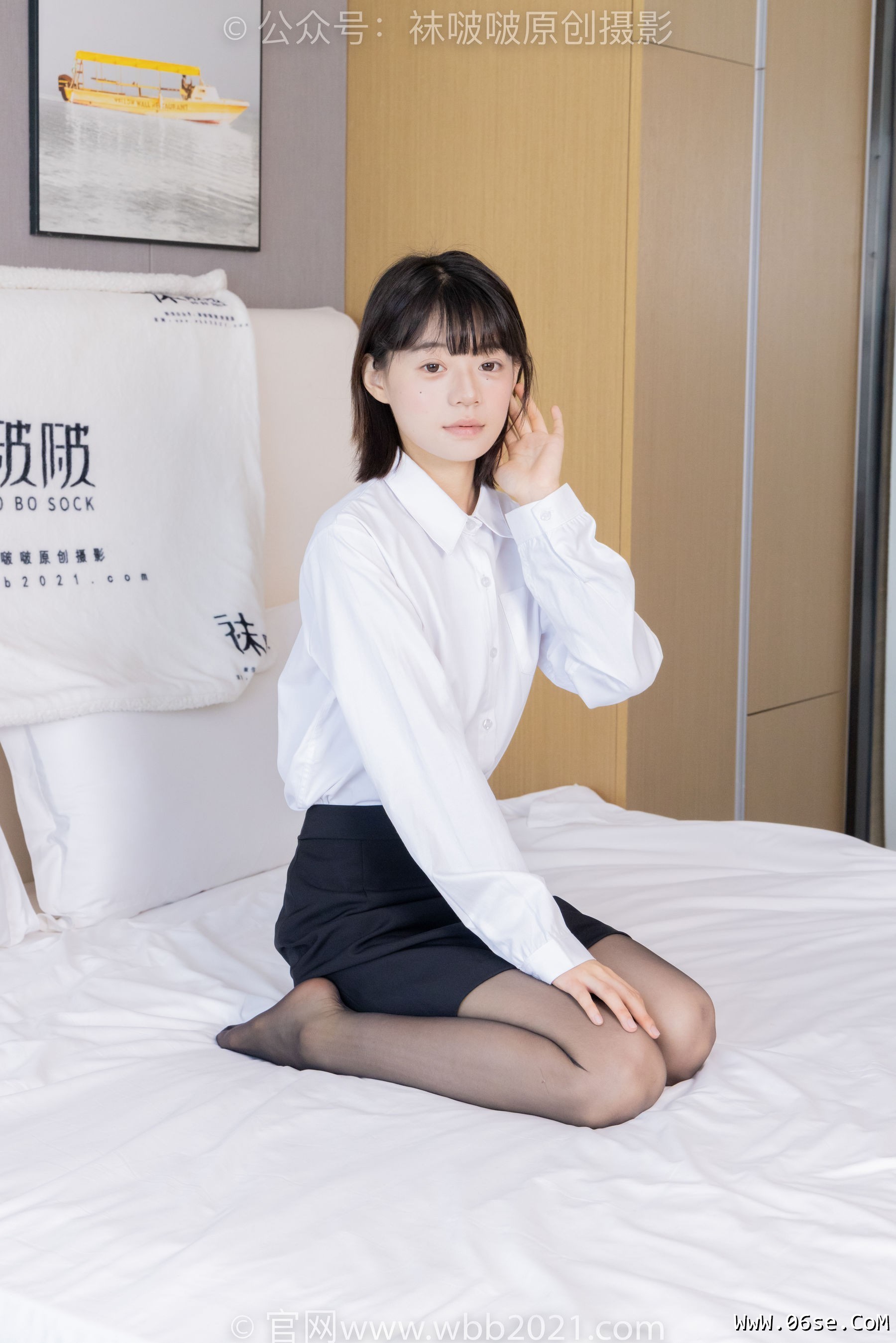 图片[121]-BoBoSocks袜啵啵 No.436 糯米 -OL制服、两双平底鞋、薄黑丝、厚肉丝[150P]-六色网