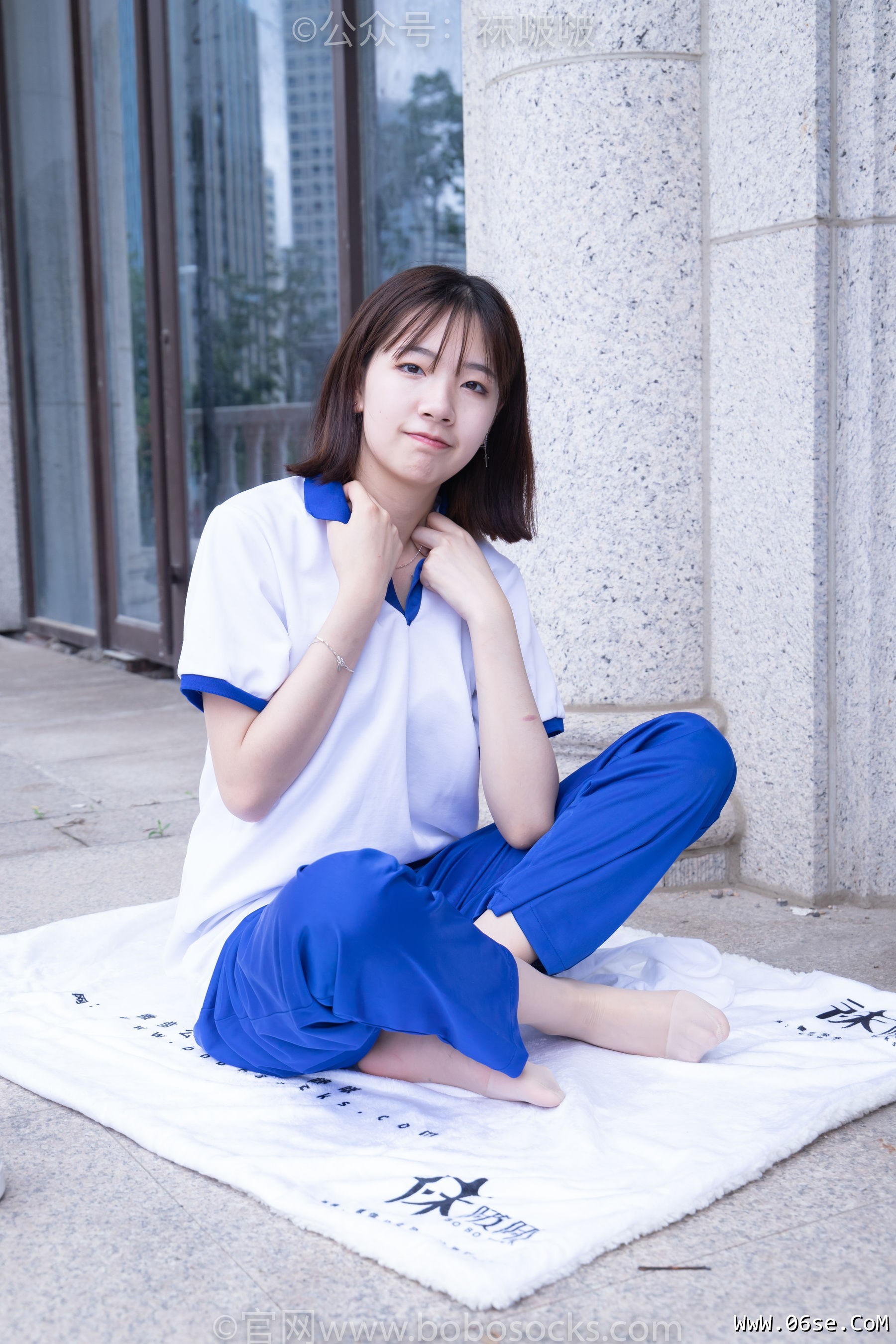 图片[122]-BoBoSocks袜啵啵 No.022 小甜豆-校服、贝壳头、白棉袜、肉丝[140P]-六色网