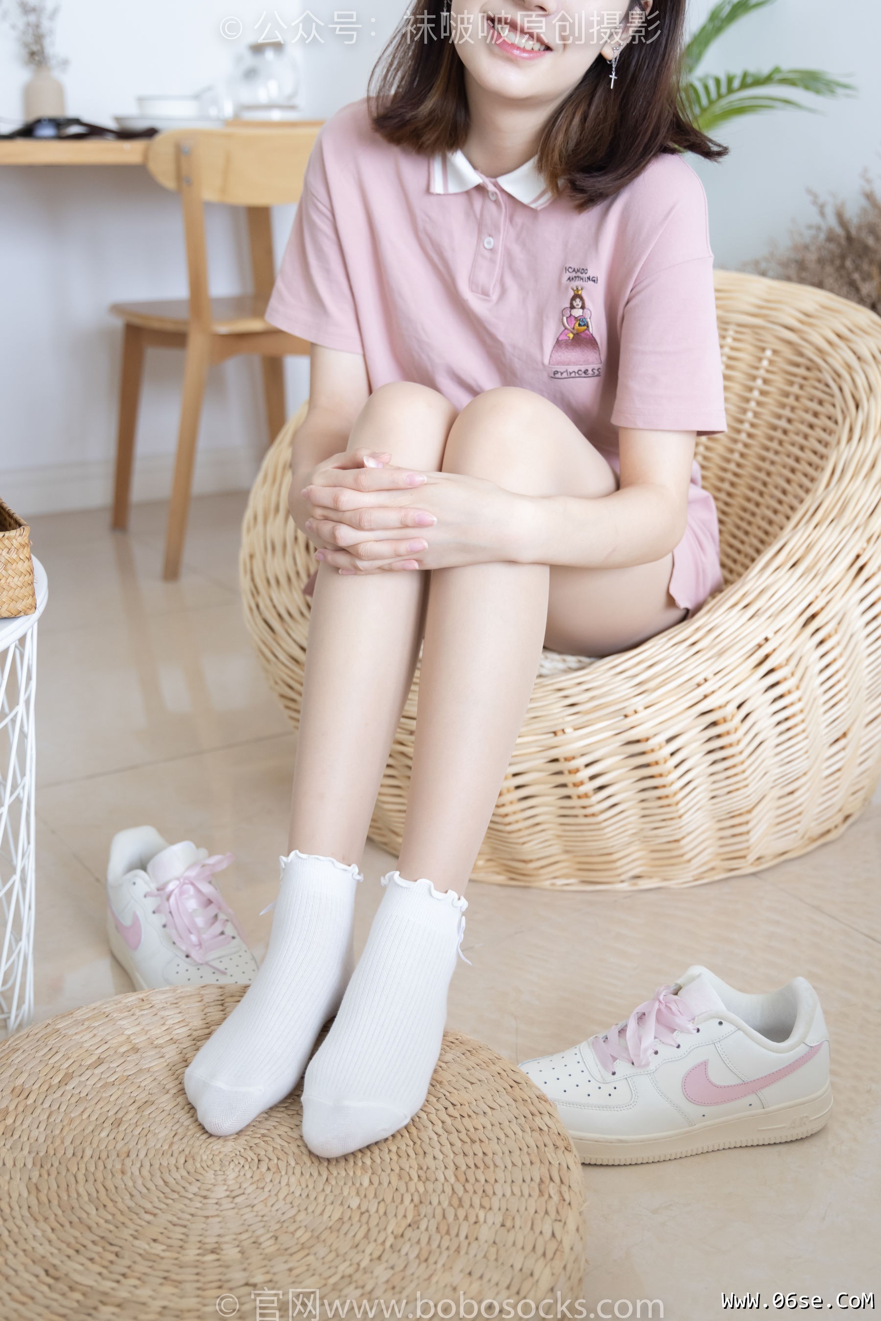 图片[74]-BoBoSocks袜啵啵 No.163 小甜豆-空军一号板鞋、白棉袜、肉丝[135P]-六色网