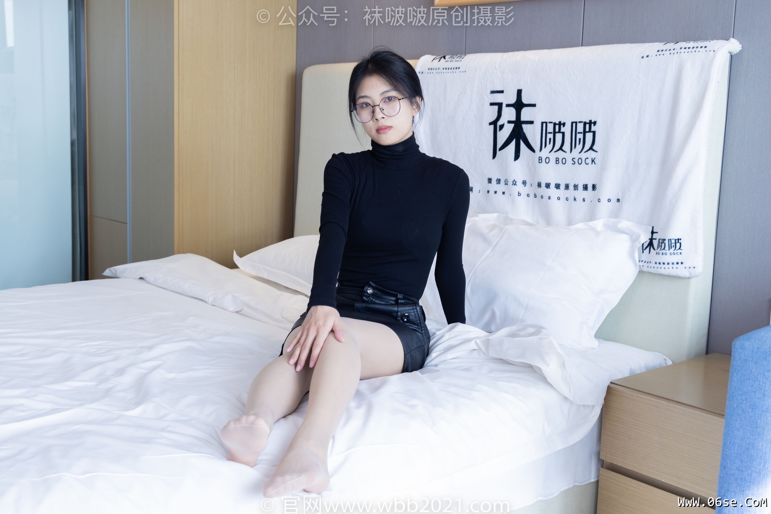 图片[112]-BoBoSocks袜啵啵 No.342 奶油 -平底鞋、肉丝、老头乐挠脚心剧情[140P]-六色网