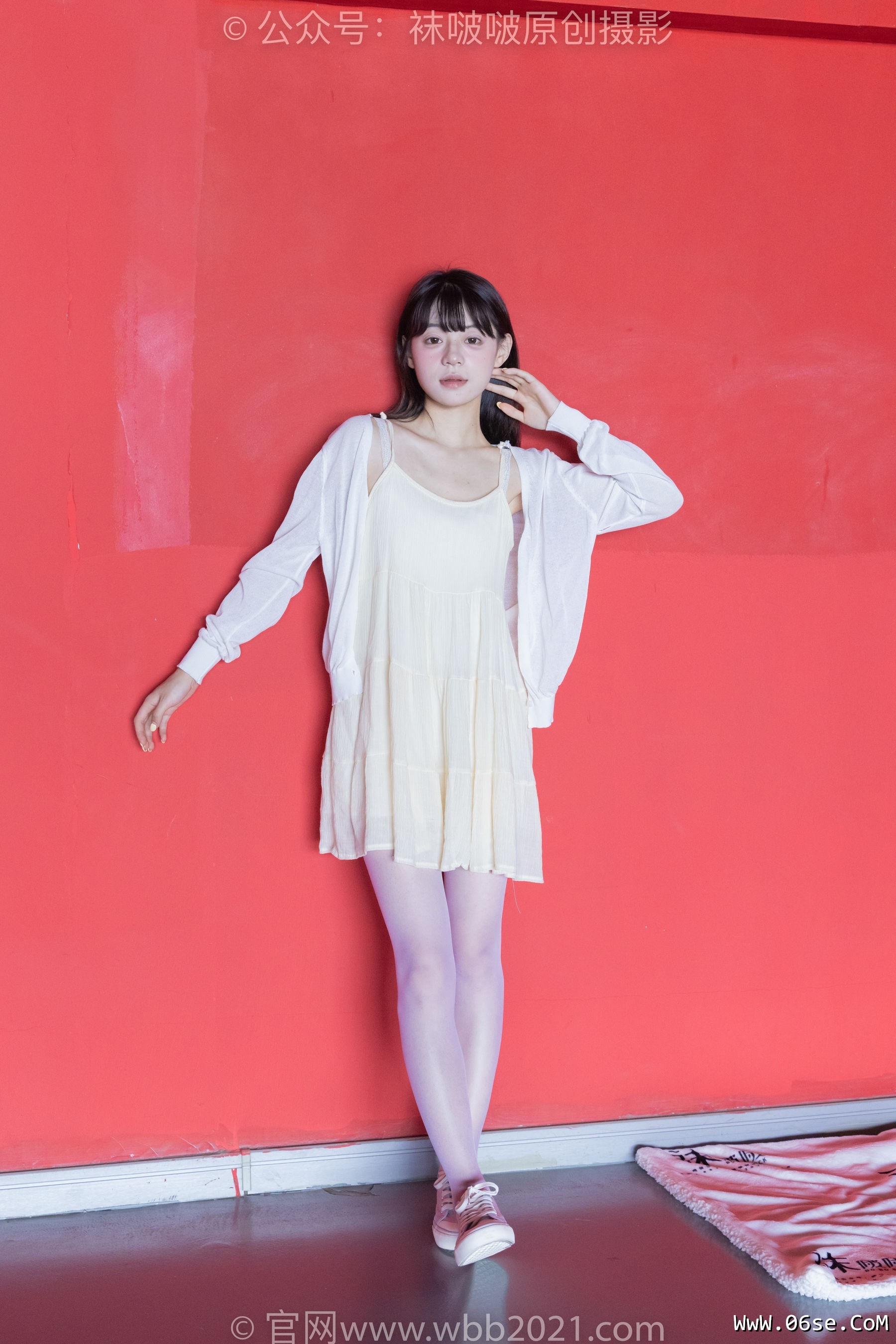 图片[80]-BoBoSocks袜啵啵 No.395 糯米 -板鞋、白丝[145P]-六色网