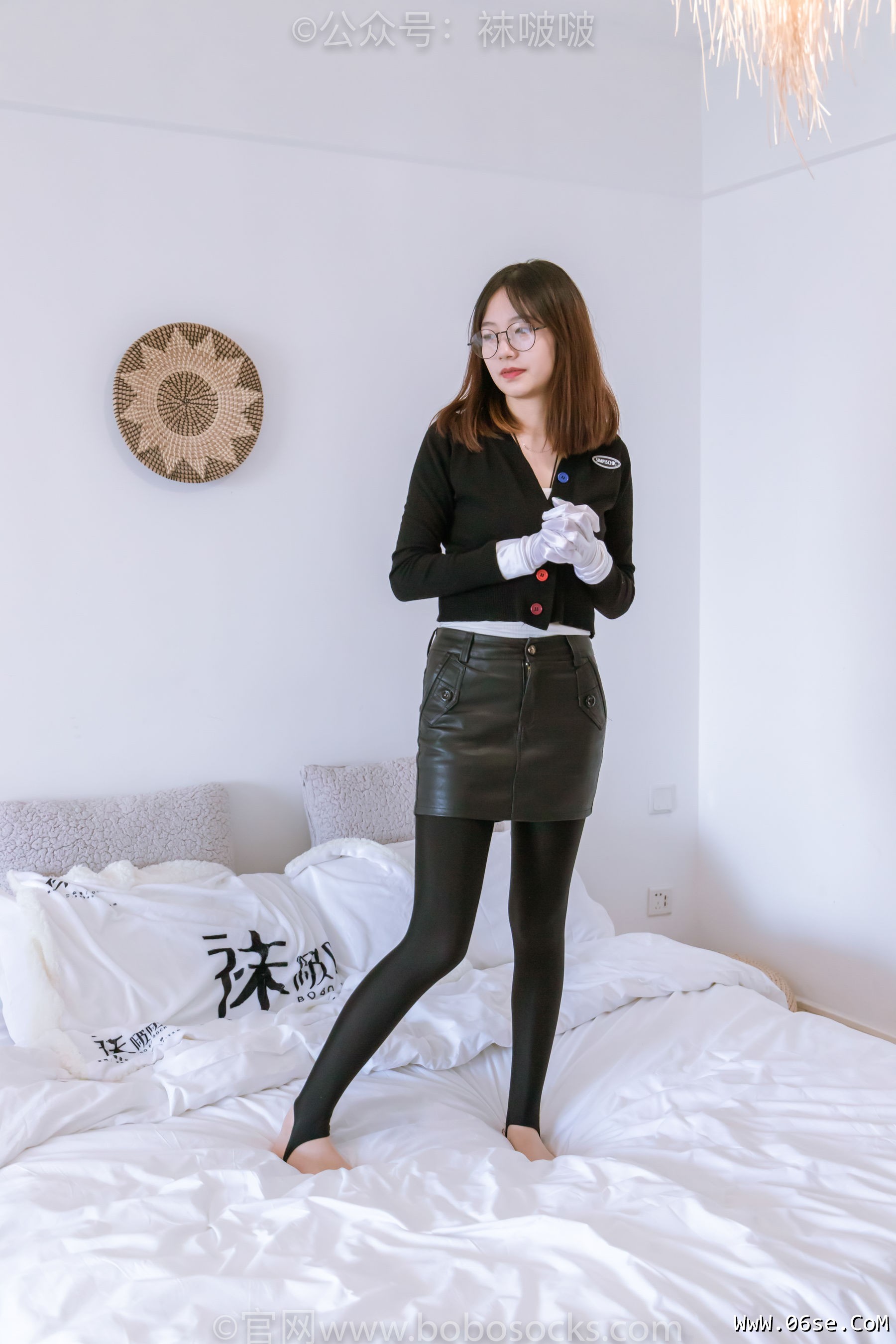 图片[115]-BoBoSocks袜啵啵 No.041 小甜豆-高跟长靴、黑色踩脚裤、肉丝[140P]-六色网