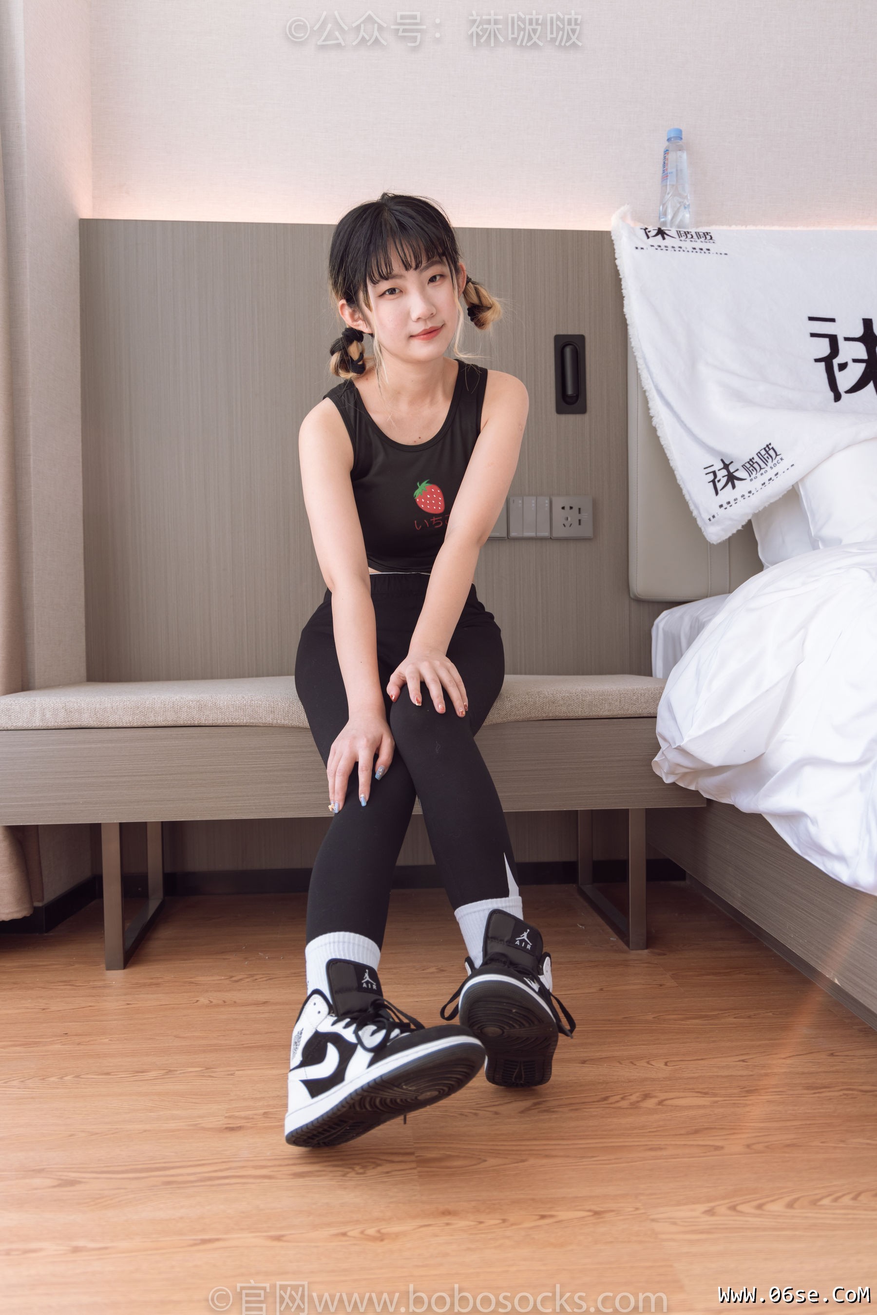 图片[12]-BoBoSocks袜啵啵 No.059 砂糖-AJ板鞋、白棉袜、裸足[142P]-六色网