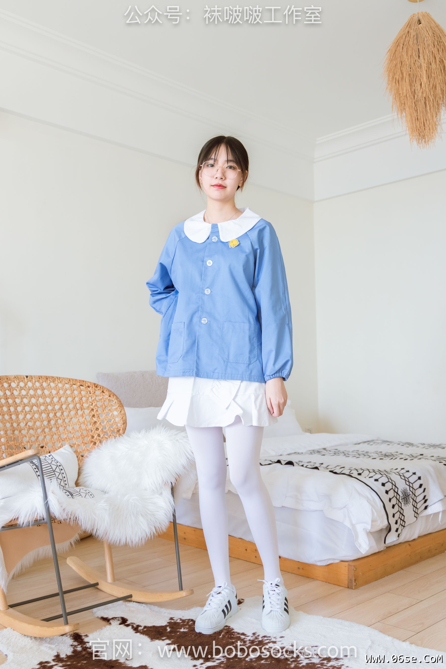 BoBoSocks袜啵啵 No.093 小甜豆-贝壳头、厚白丝[132P]-六色网