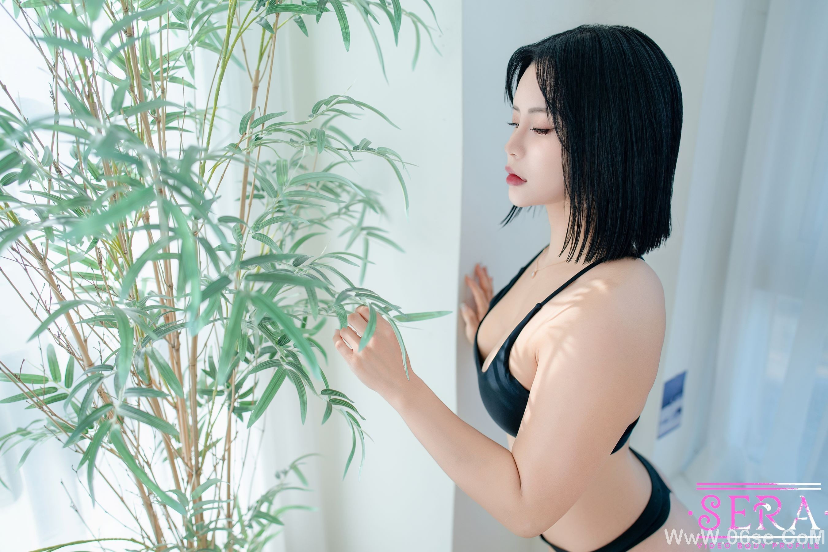 图片[54]-Sera Daji – Black Bikini[55P]-六色网