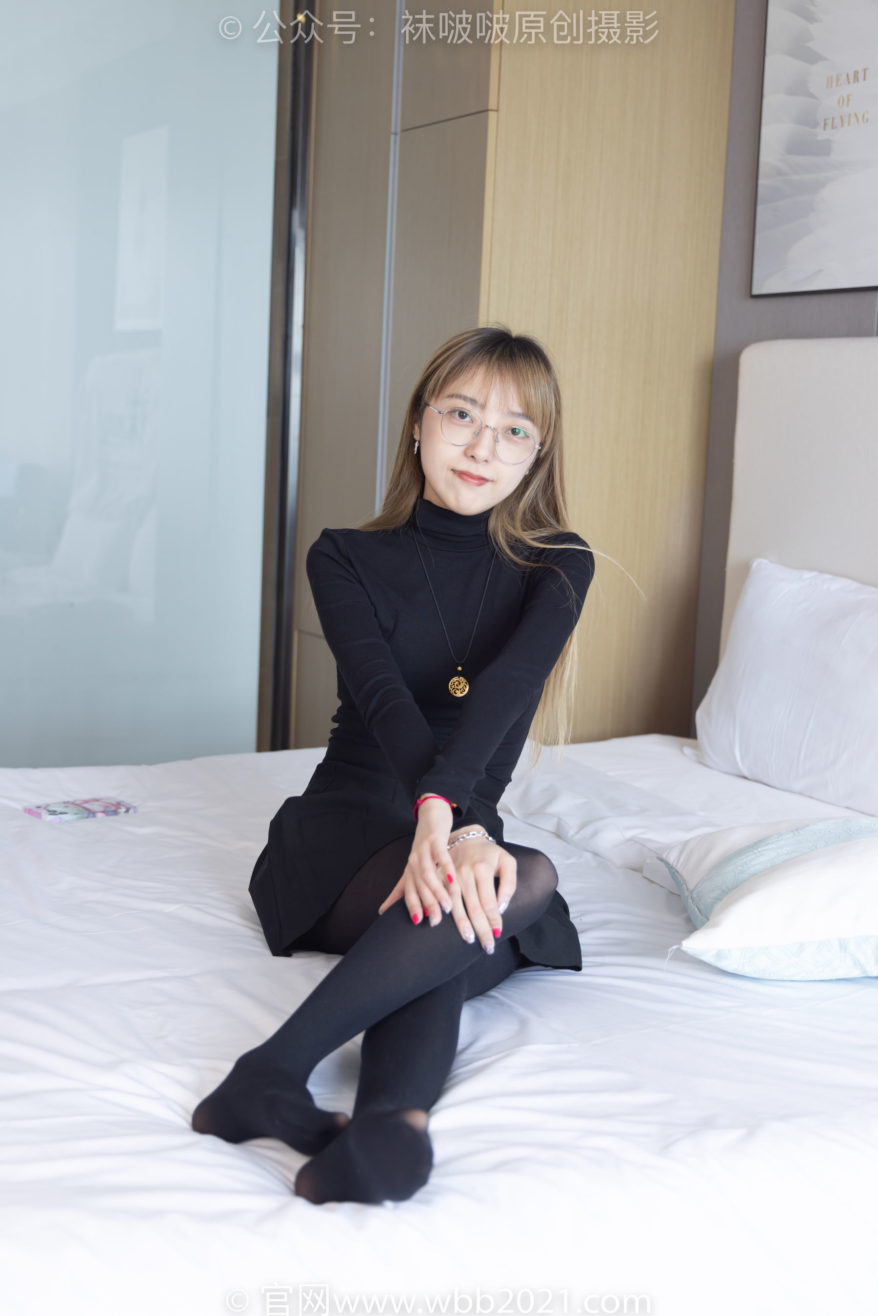 图片[15]-BoBoSocks袜啵啵 No.255 稚予 -皮鞋、厚黑丝[144P]-六色网