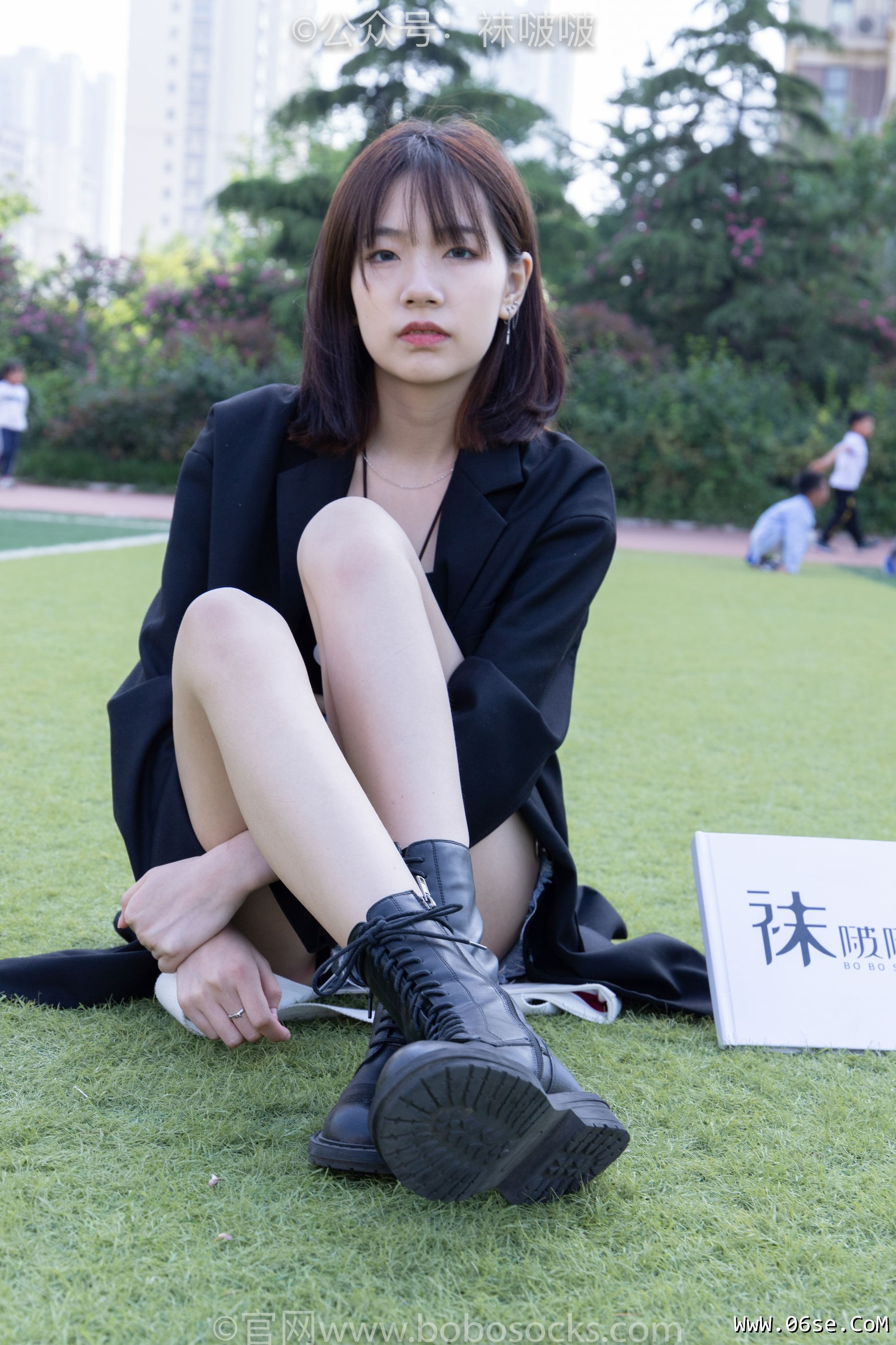 图片[115]-BoBoSocks袜啵啵 No.010 小甜豆-马丁靴、白色短棉袜、裸足[117P]-六色网