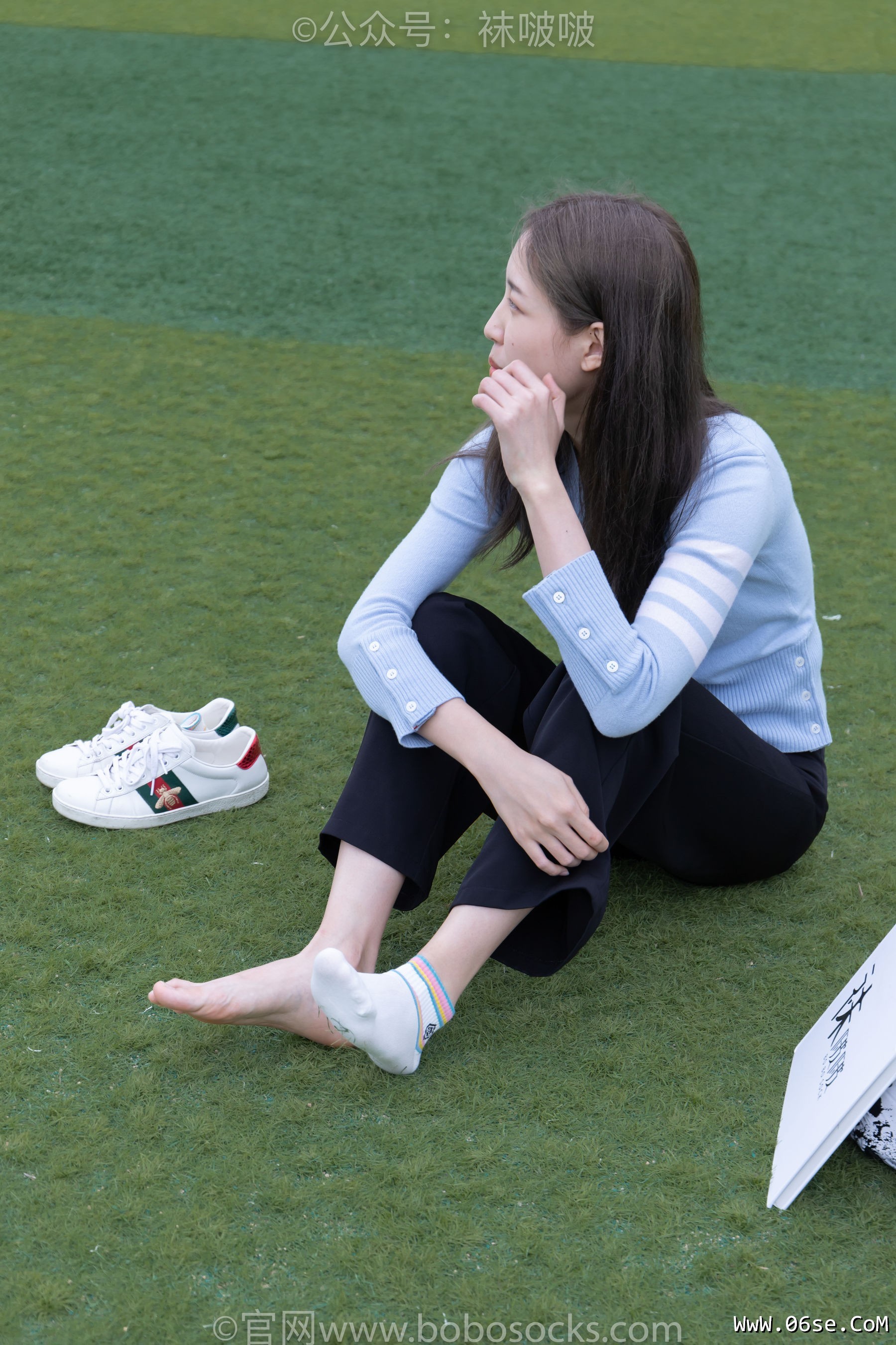 图片[79]-BoBoSocks袜啵啵 No.021 泡芙-板鞋、白棉袜、裸足[131P]-六色网