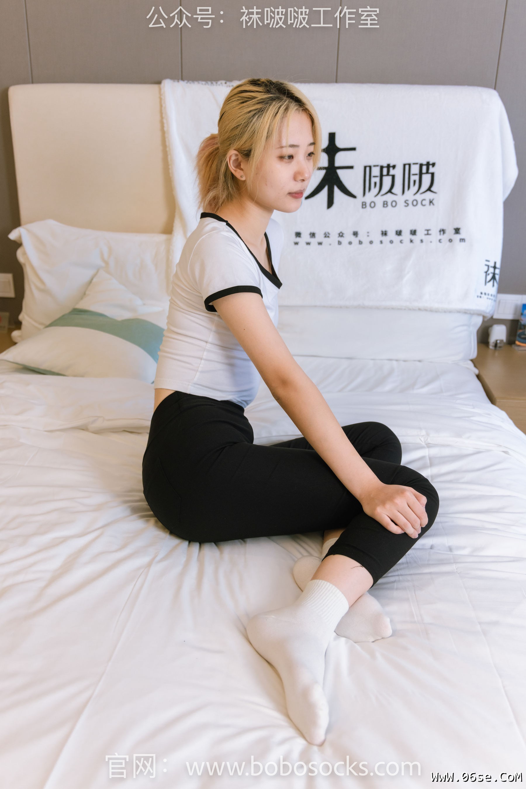 图片[108]-BoBoSocks袜啵啵 No.122 小淳-高跟长靴、白棉袜、裸足[149P]-六色网