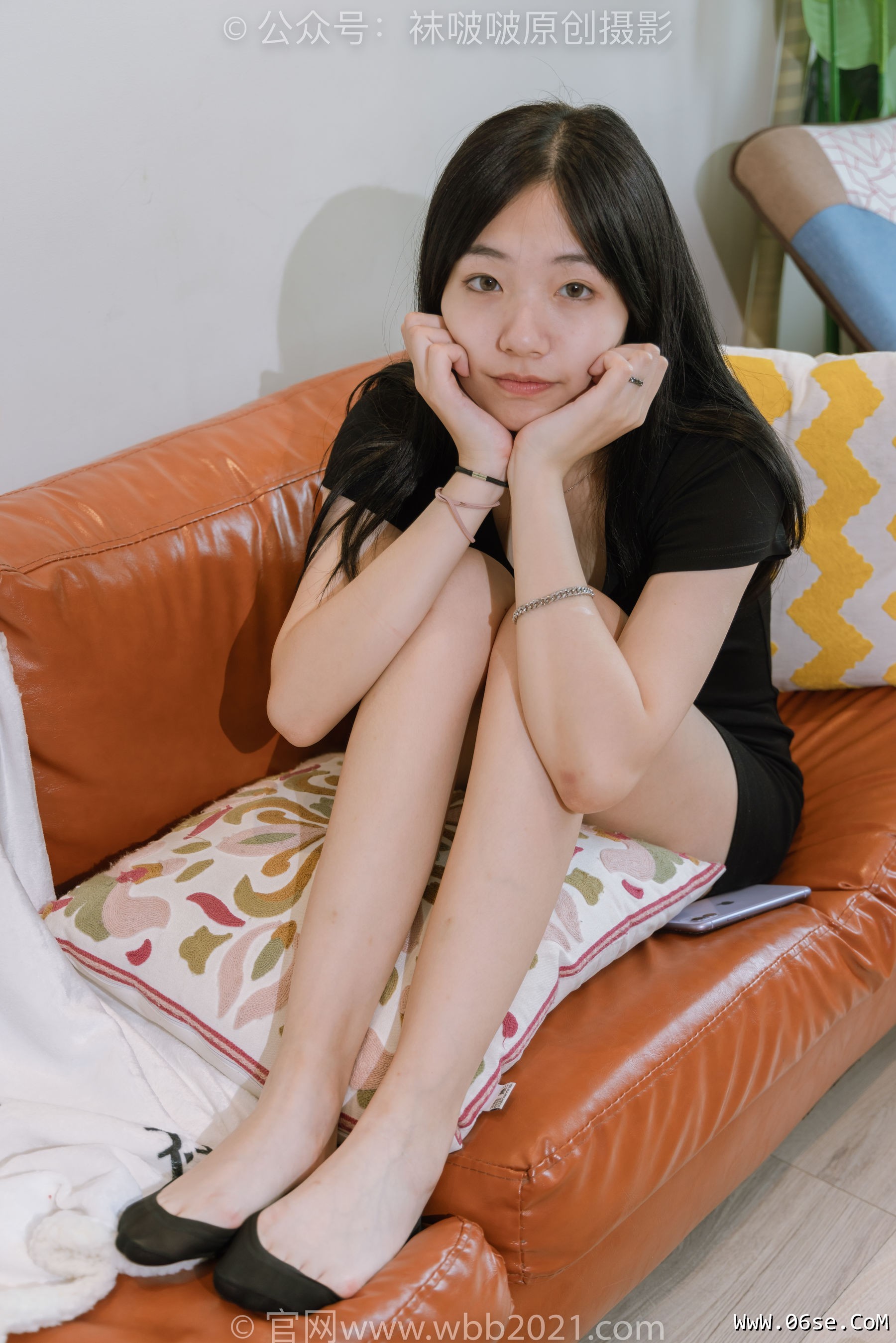 图片[59]-BoBoSocks袜啵啵 No.363 小甜豆 -两双平底鞋、黑色船袜、裸足[140P]-六色网