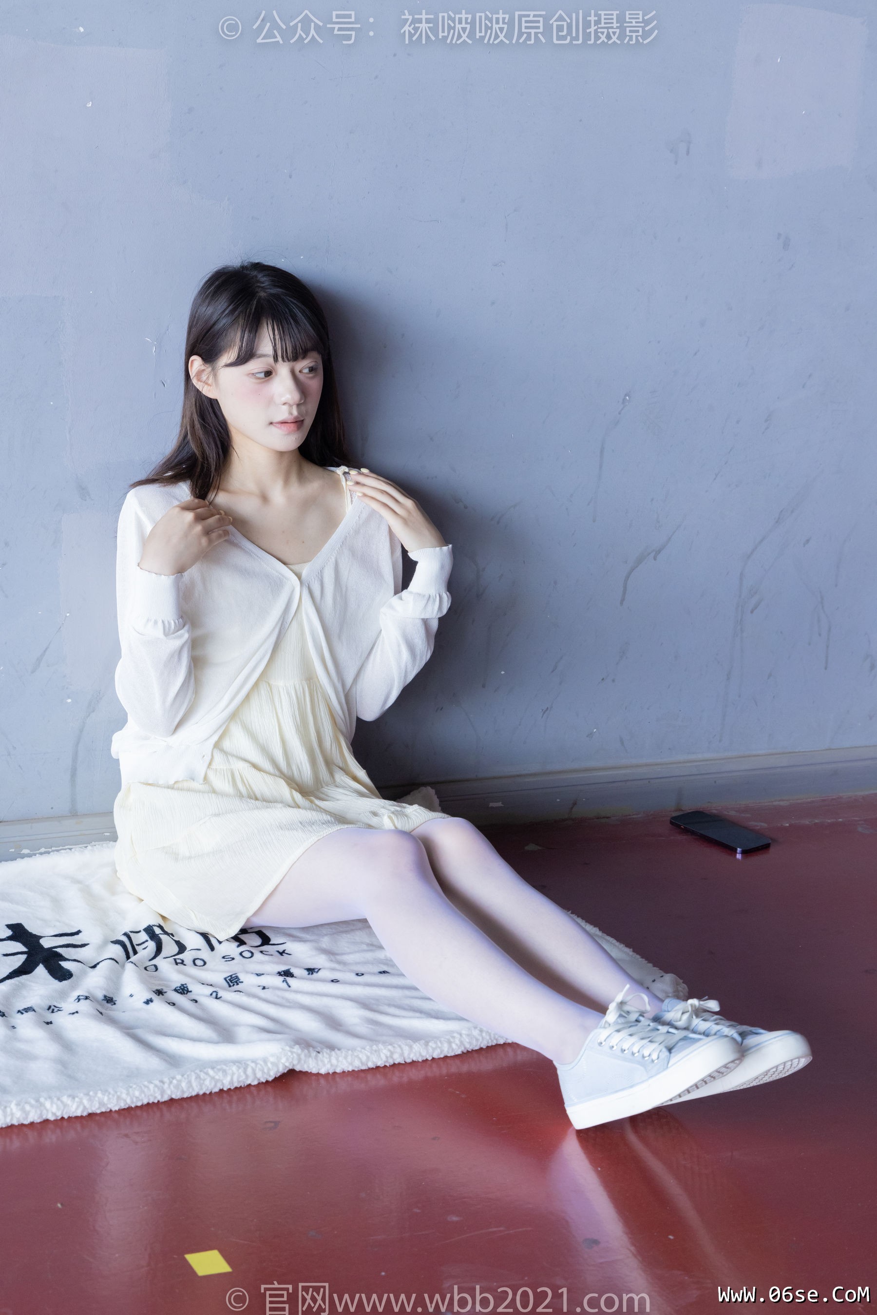 图片[66]-BoBoSocks袜啵啵 No.395 糯米 -板鞋、白丝[145P]-六色网