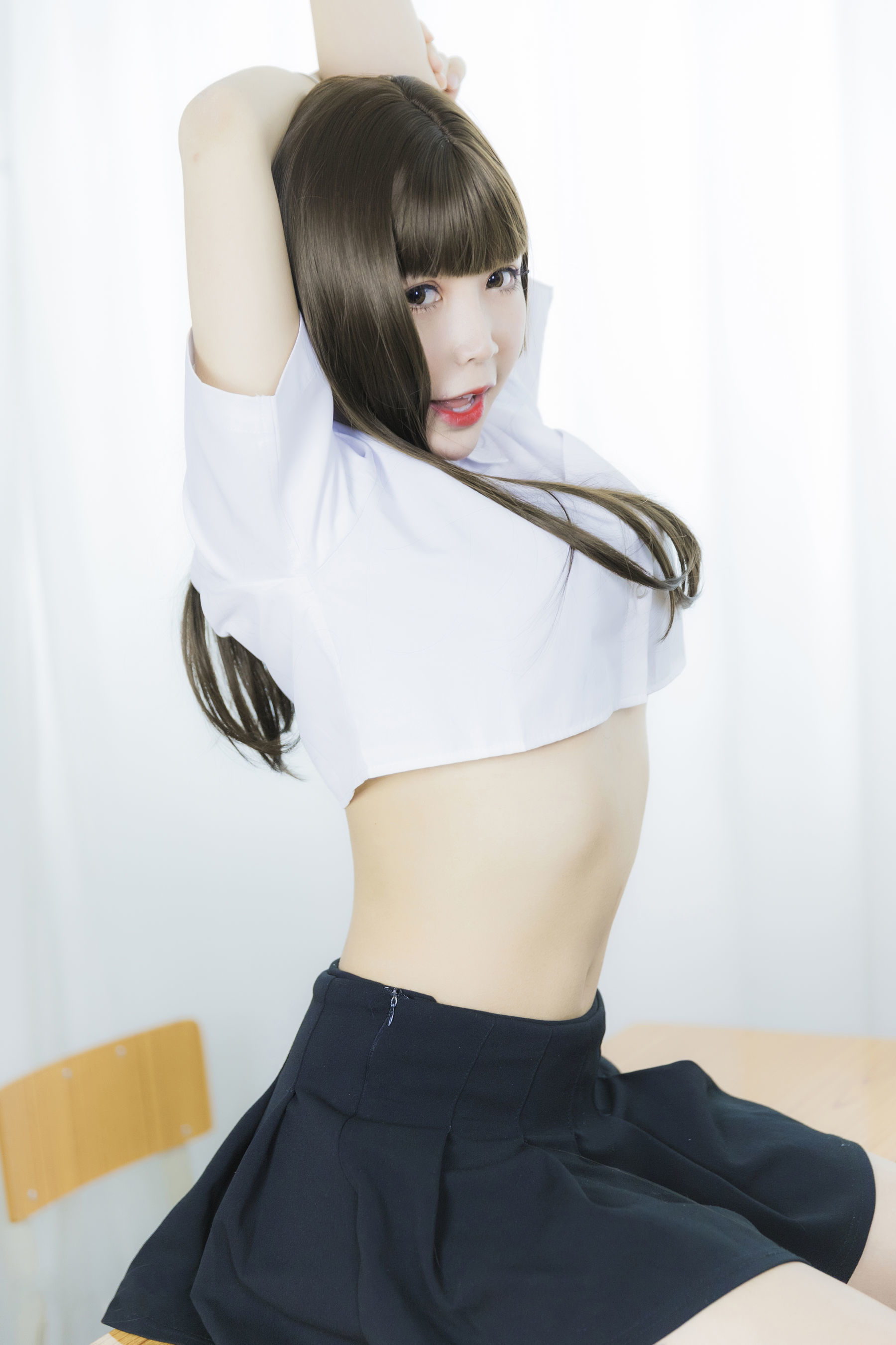 图片[26]-二次元妹子抱走莫子aa 等你下课[42P]-六色网
