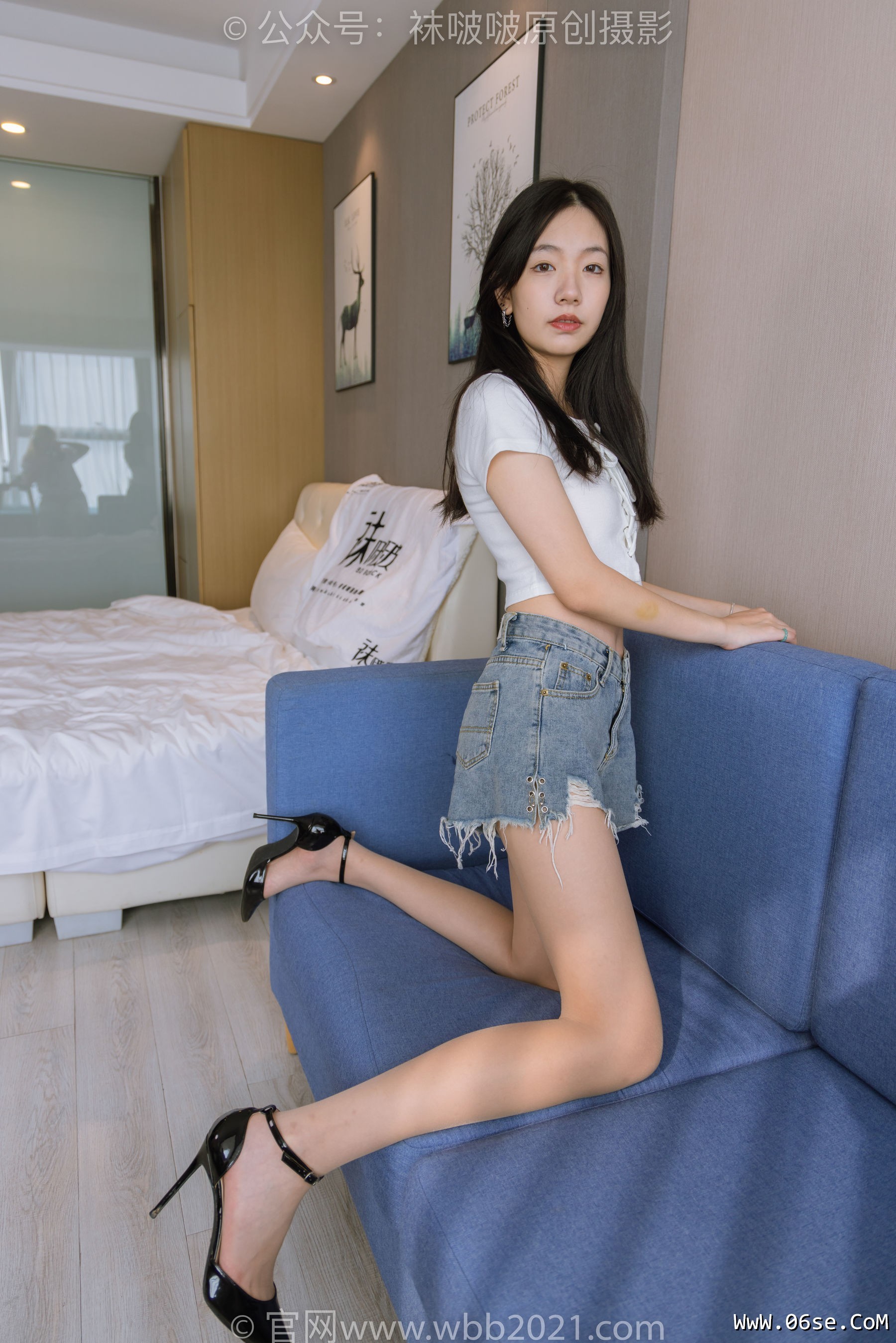 图片[113]-BoBoSocks袜啵啵 No.329 小甜豆 -高跟鞋、肉丝[170P]-六色网