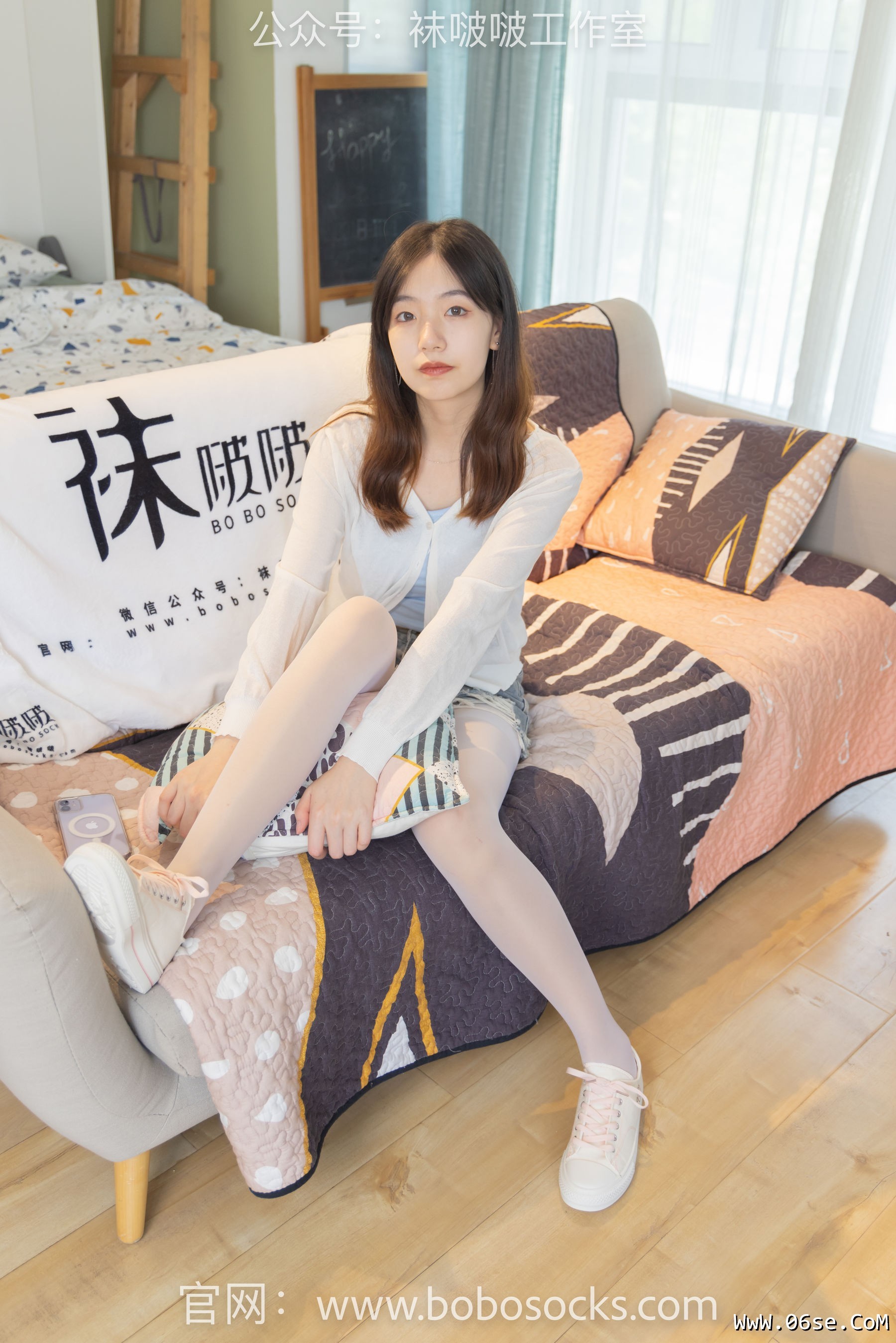 图片[15]-BoBoSocks袜啵啵 No.102 小甜豆-板鞋、白丝[140P]-六色网