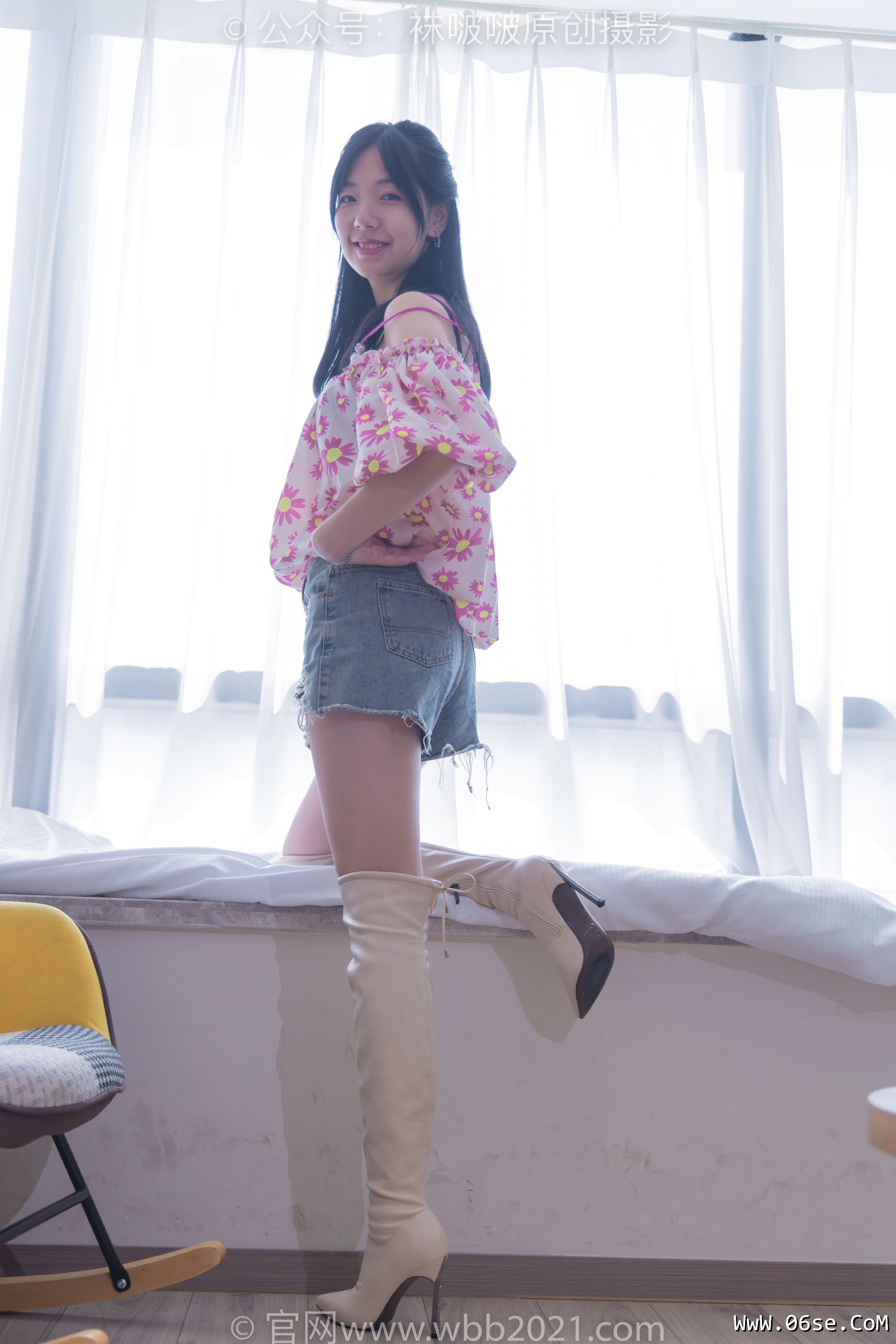 图片[118]-BoBoSocks袜啵啵 No.308 小甜豆 -长靴、白棉袜、裸足[170P]-六色网