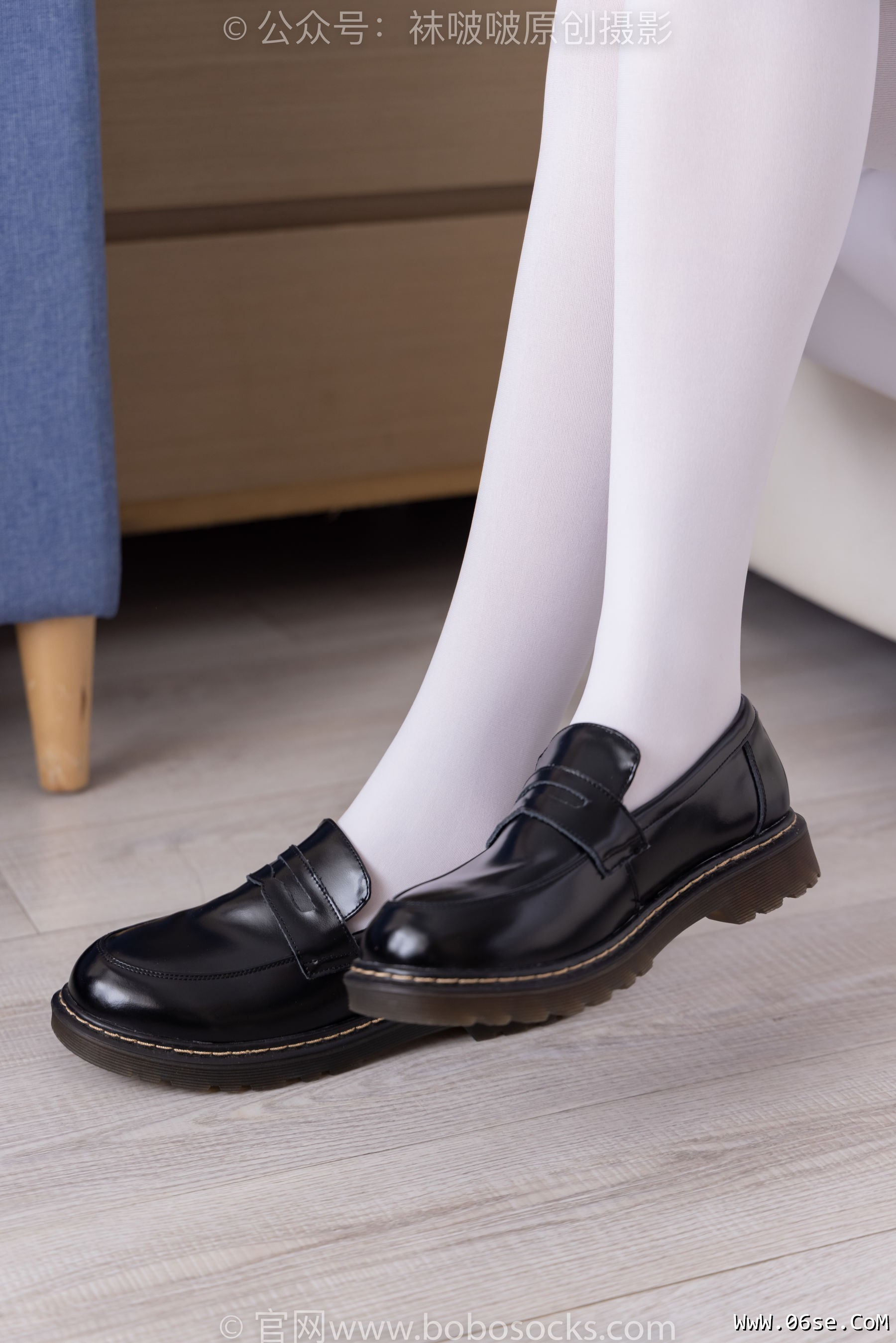 图片[125]-BoBoSocks袜啵啵 No.195 小甜豆-黑皮鞋、厚白丝、女仆装[135P]-六色网