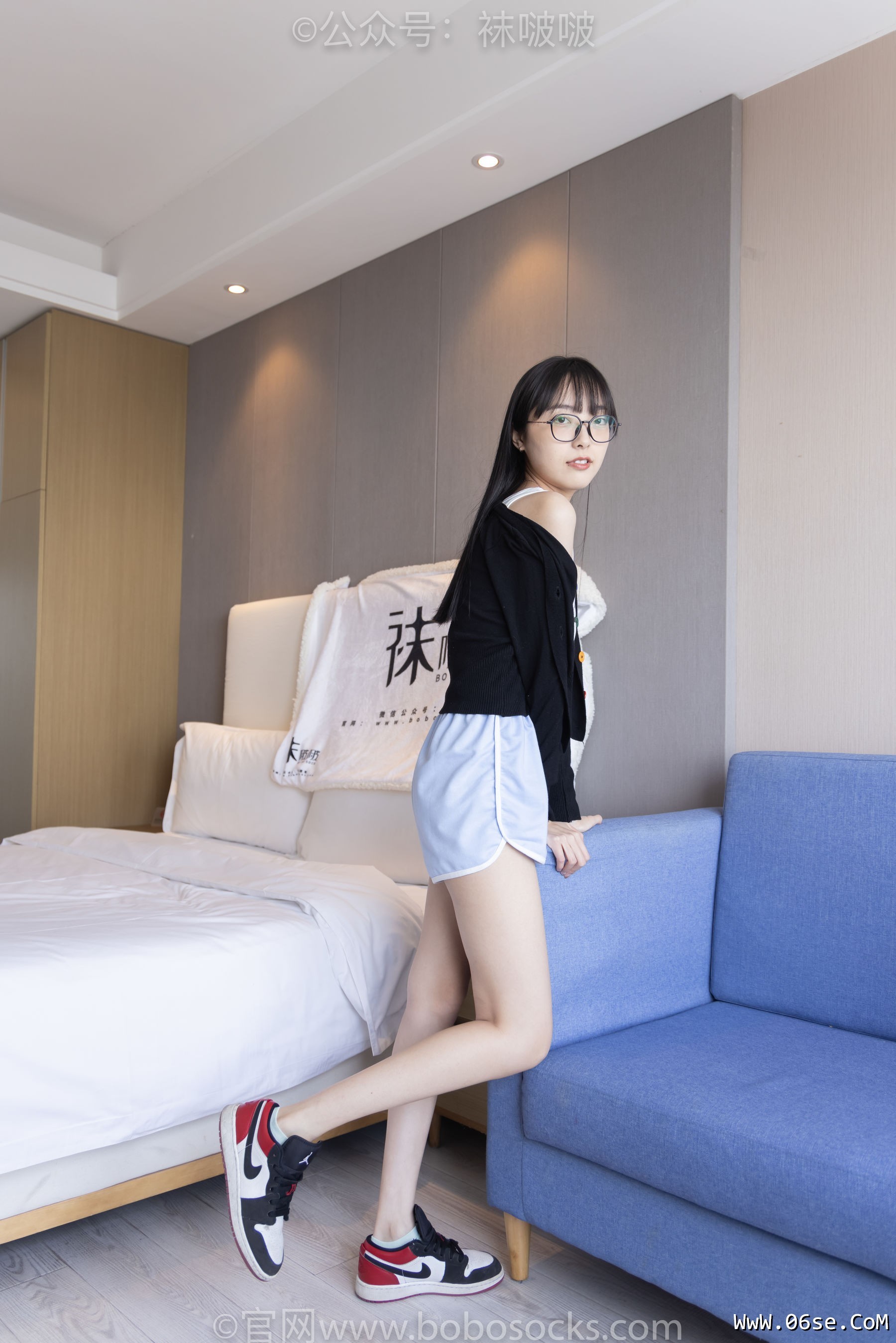 图片[7]-BoBoSocks袜啵啵 No.081 稚予- AJ、浅黄色短棉袜、浅蓝色短棉袜、裸足[145P]-六色网