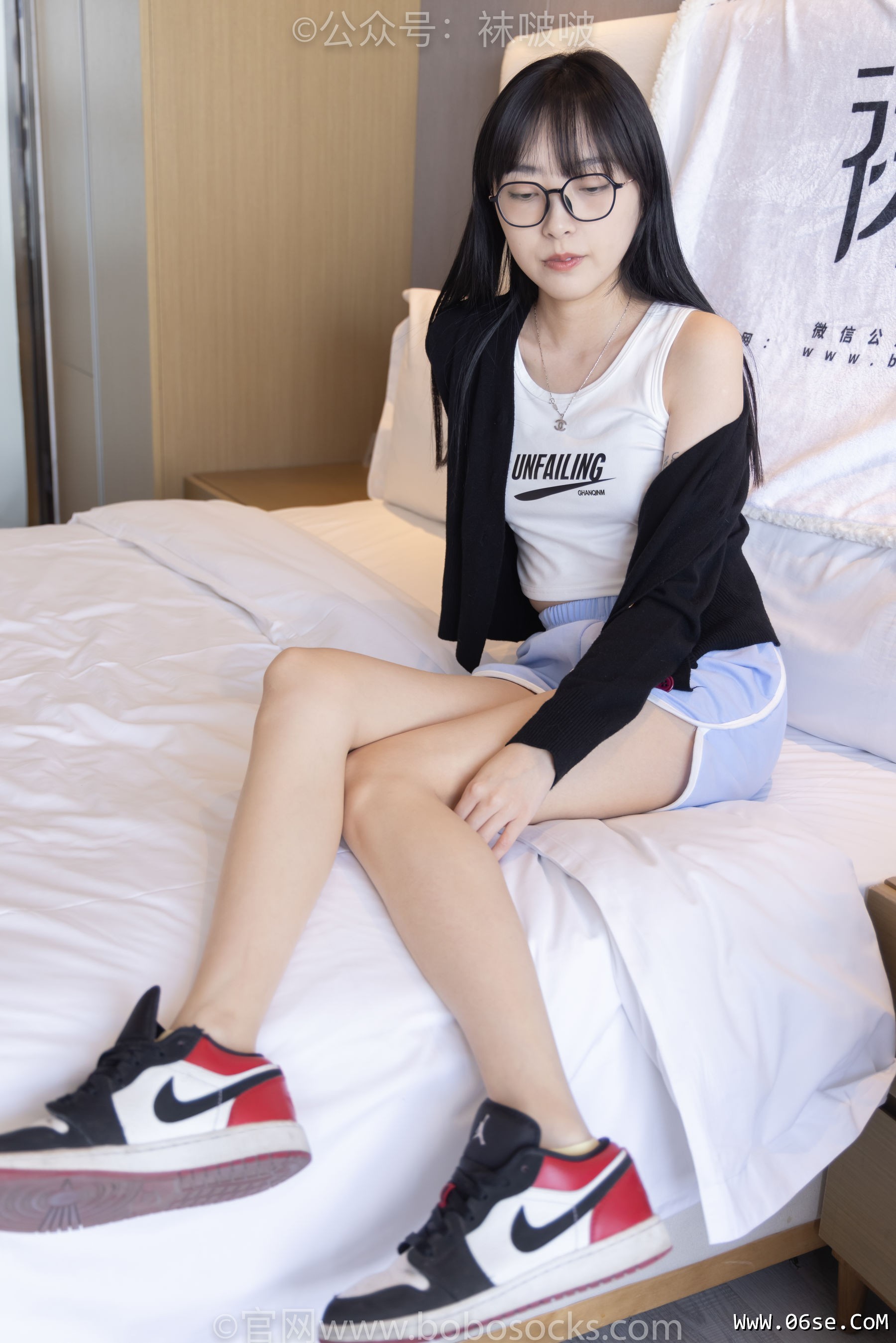 图片[110]-BoBoSocks袜啵啵 No.081 稚予- AJ、浅黄色短棉袜、浅蓝色短棉袜、裸足[145P]-六色网