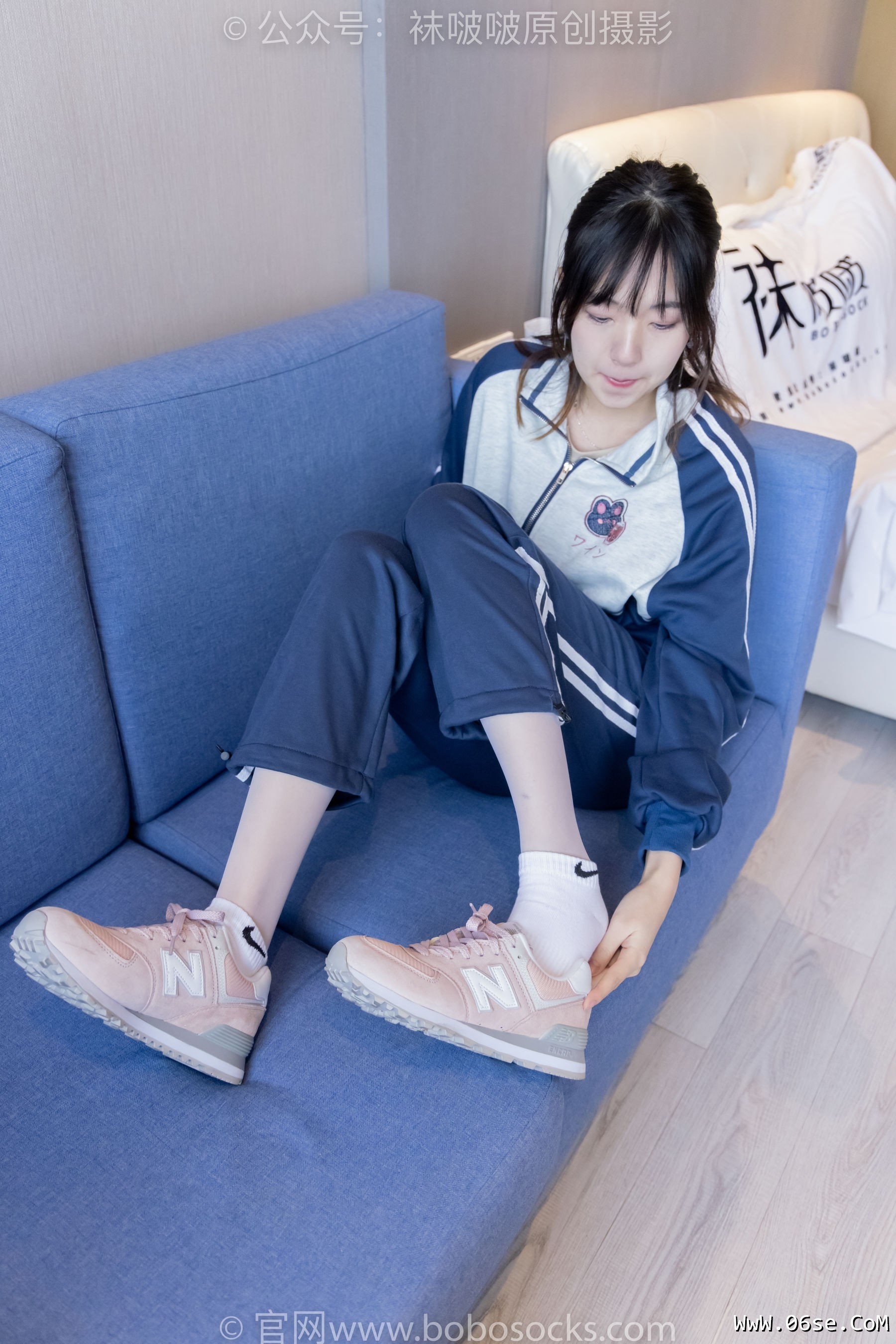 图片[69]-BoBoSocks袜啵啵 No.226 小甜豆-运动鞋、白棉袜、白丝[140P]-六色网
